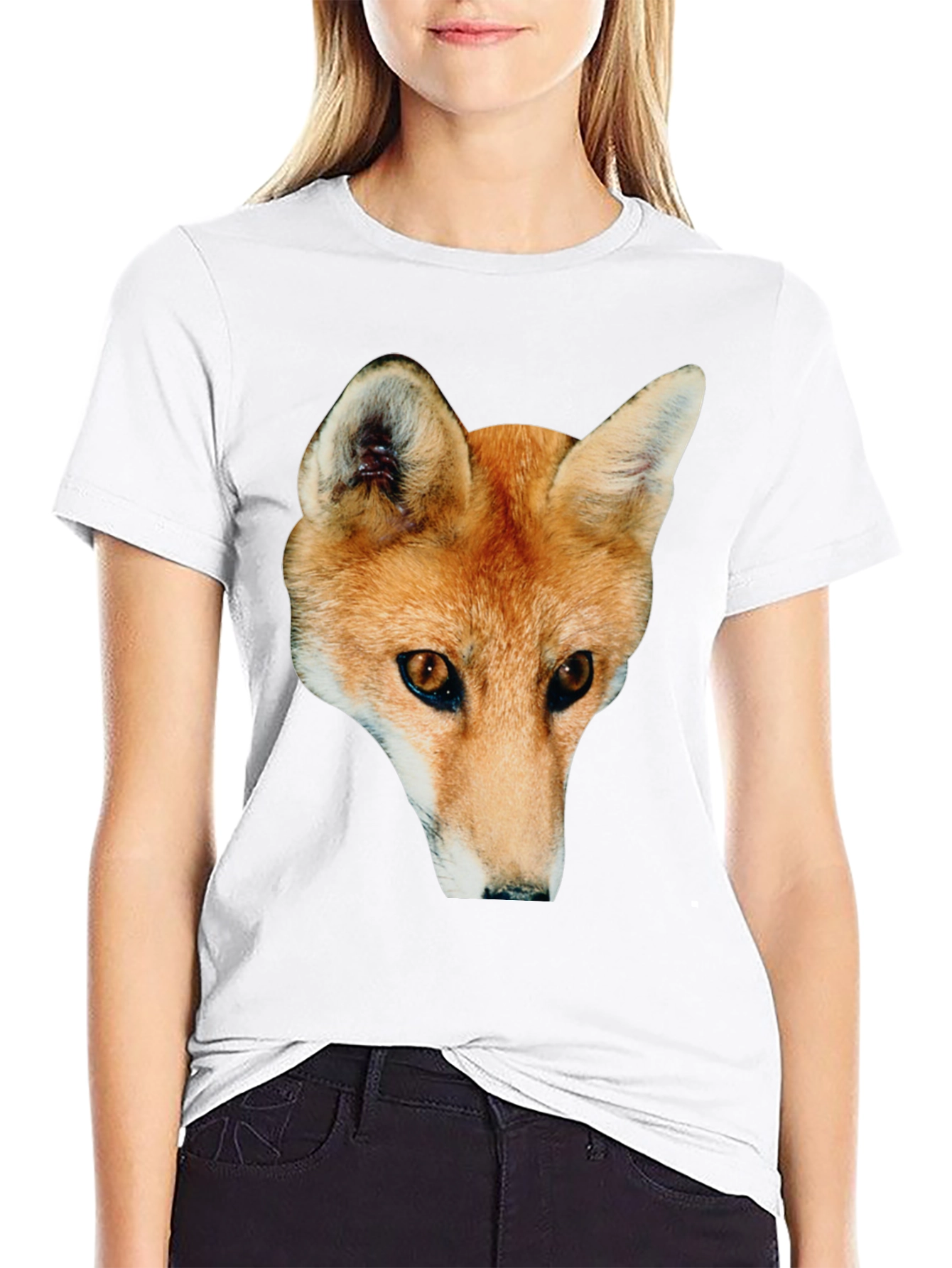 Black Fox Graphic Black T-Shirt view 9