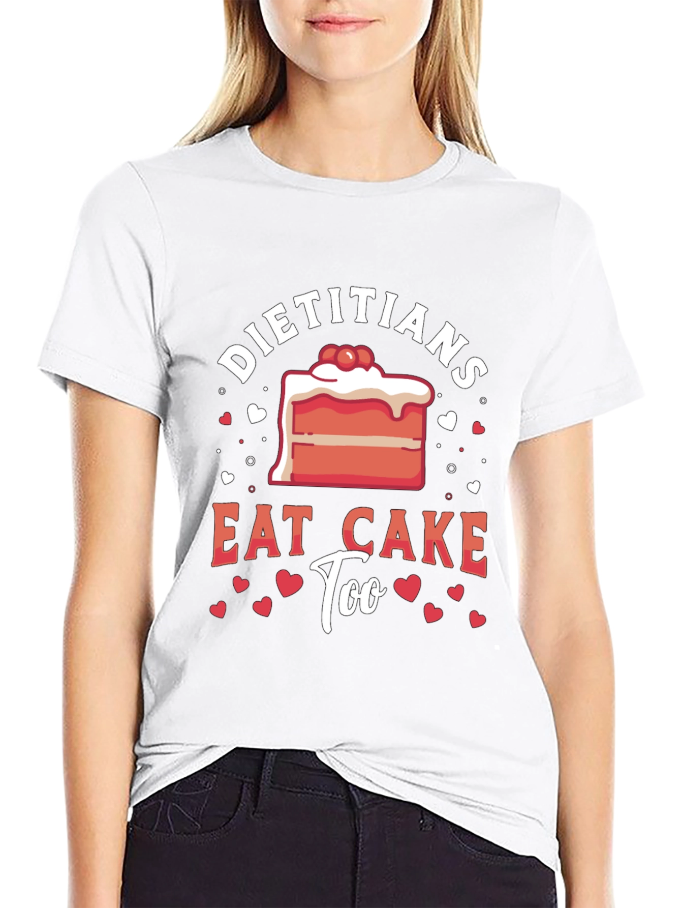 Black Dietitians Eat Cake Too T-Shirt view 9