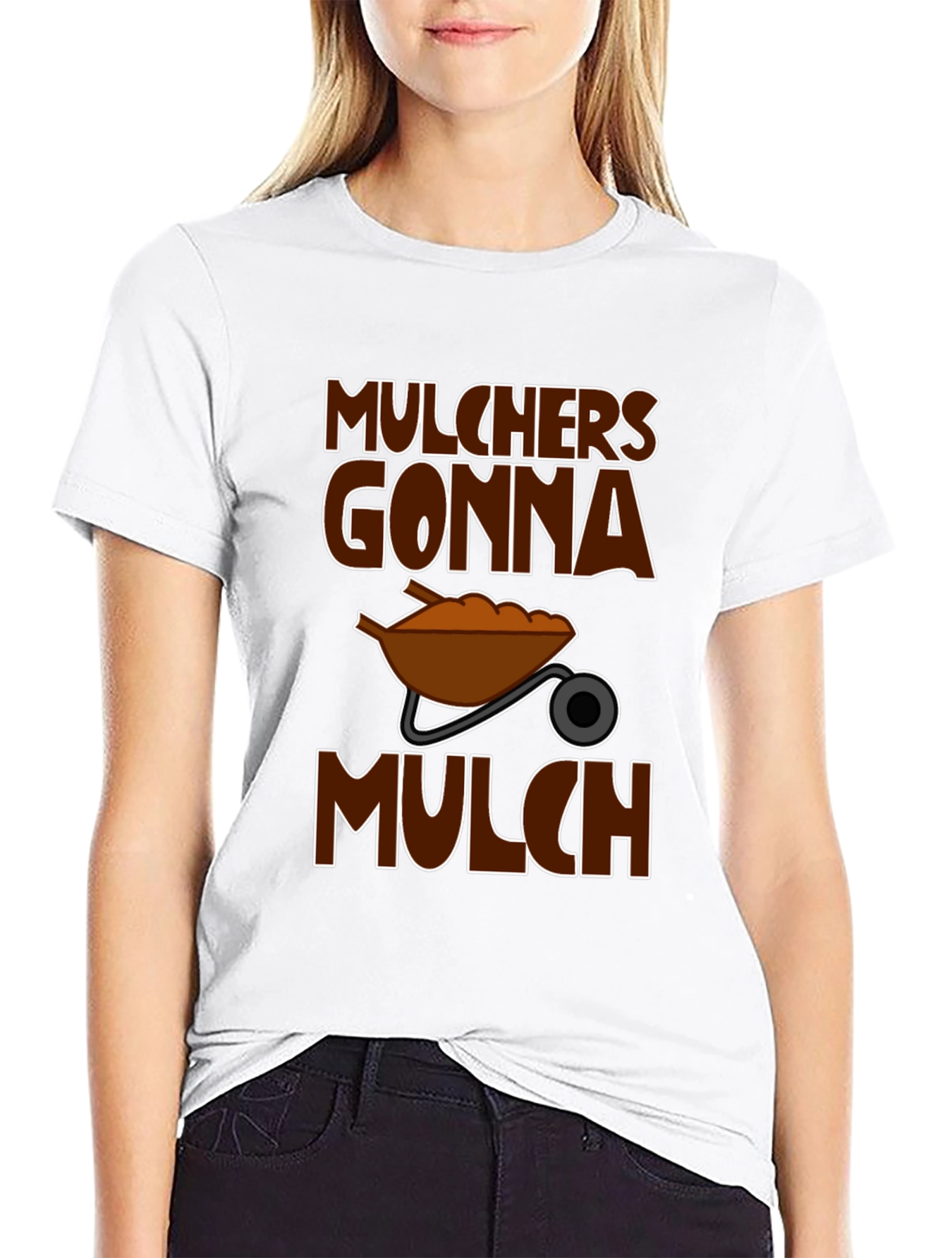 Black Mulchers Gonna Mulch T-Shirt Funny Gardening Tee view 9