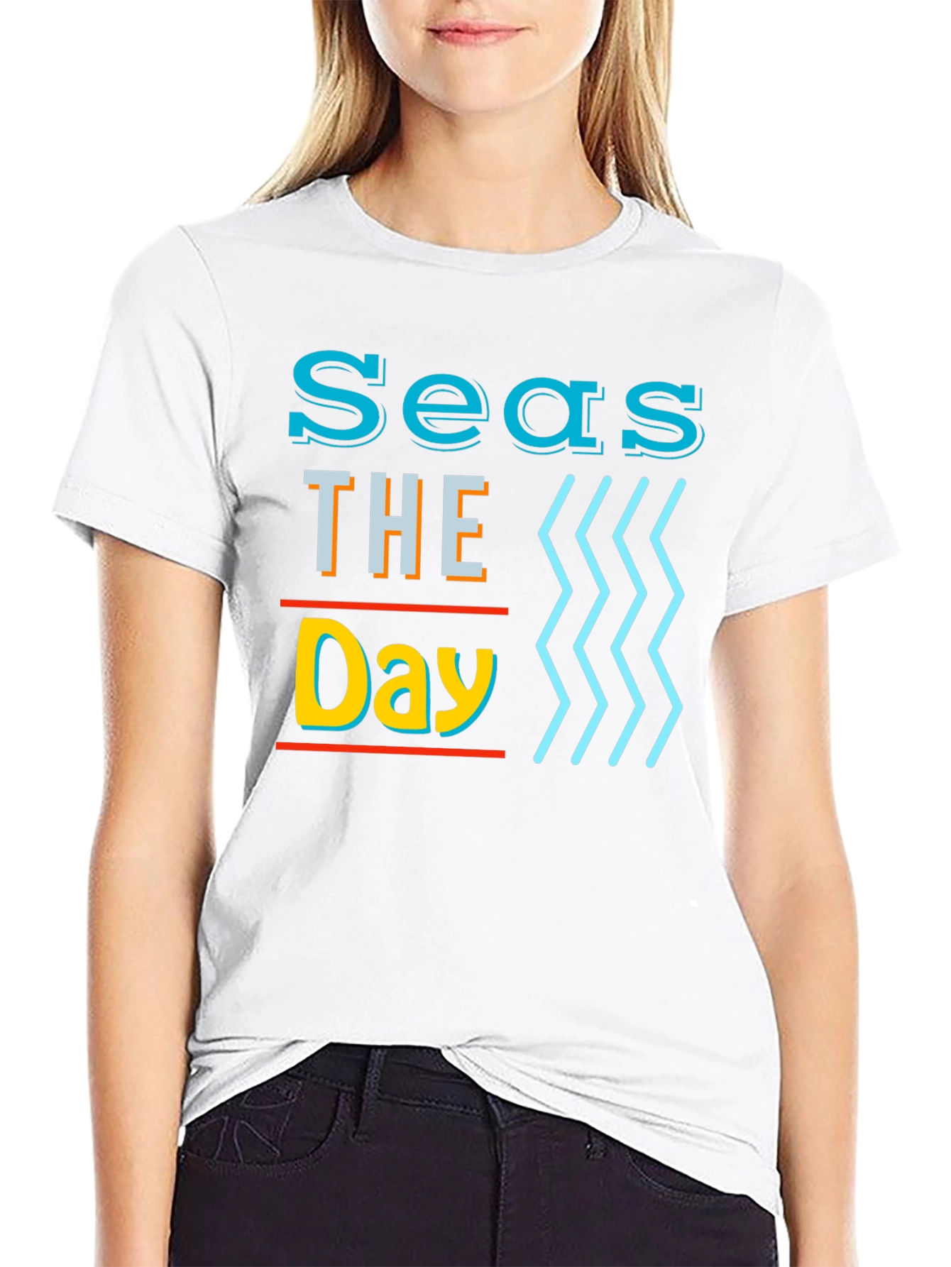 Seas The Day Graphic T-Shirt - 9