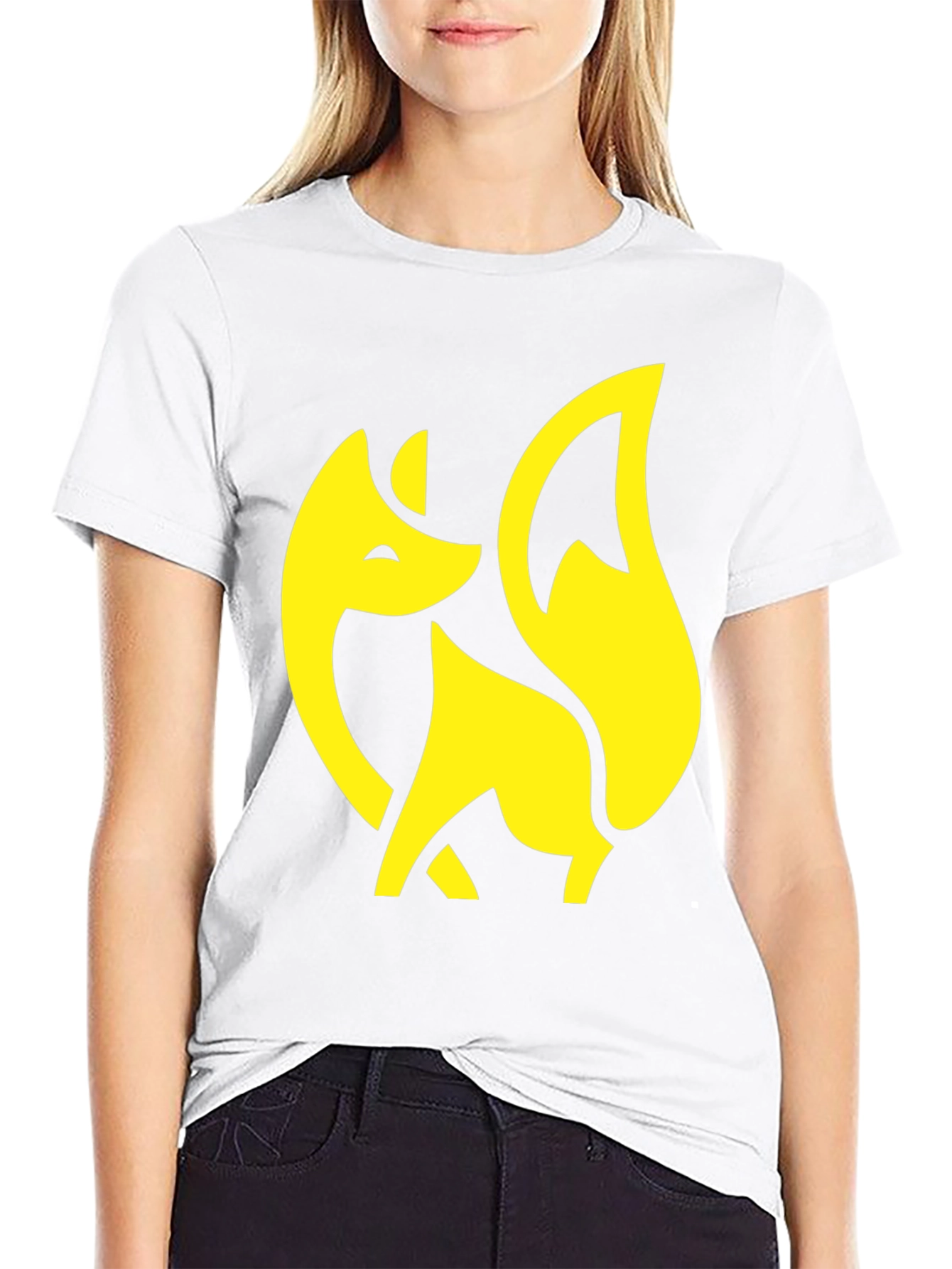 Black Fox Graphic Tee - Stylish Black T-Shirt view 9