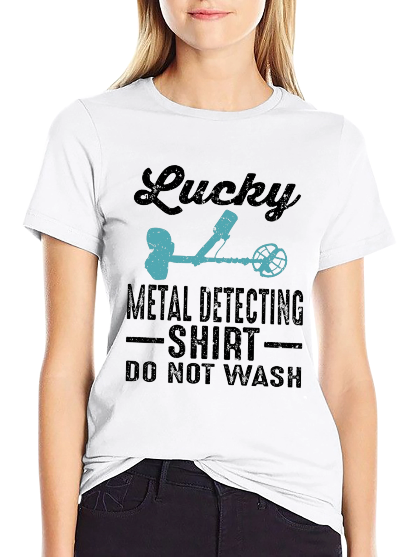 Lucky Metal Detecting Shirt - Novelty Detectorist Tee - 9