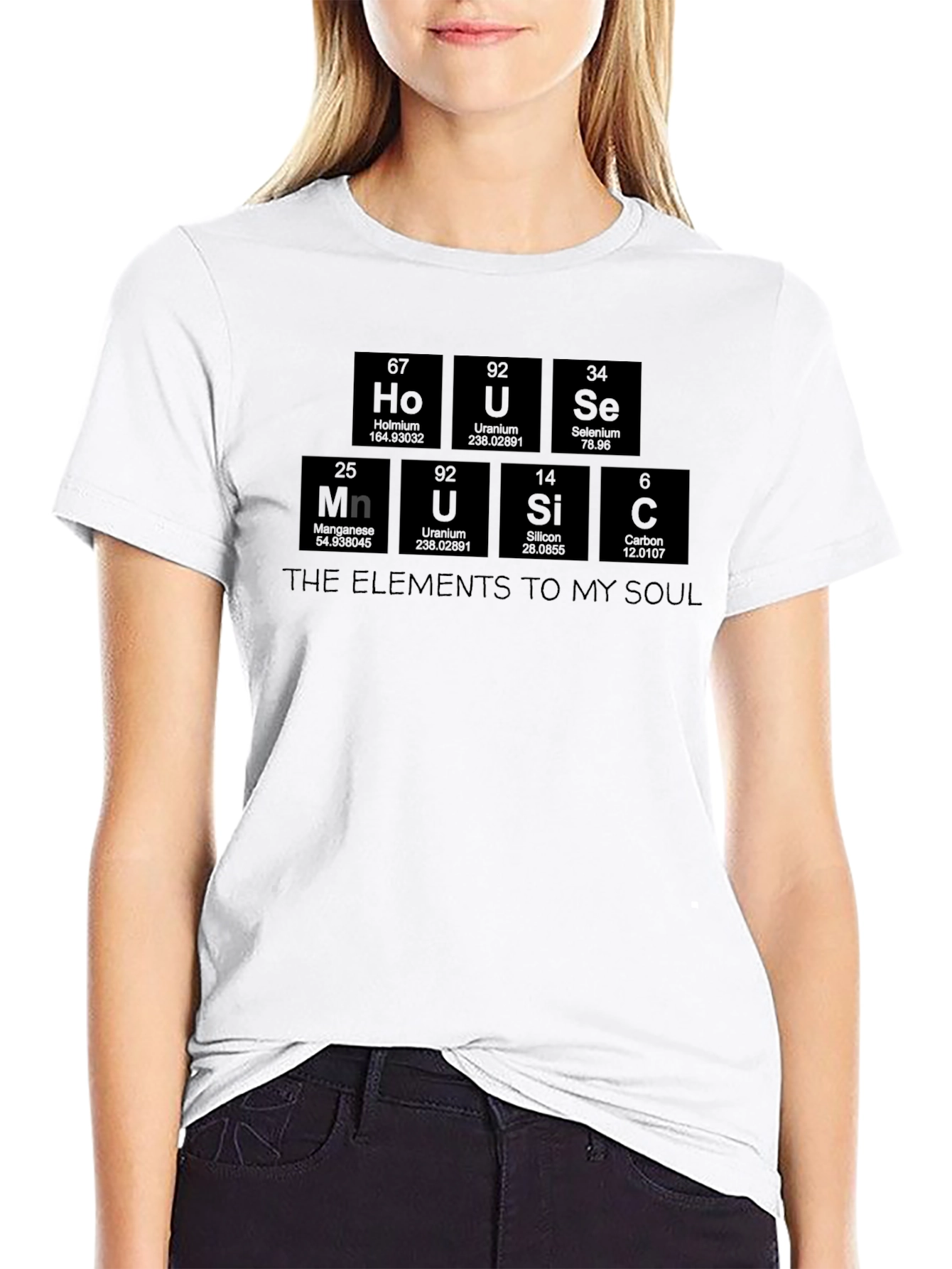 Black Elements to My Soul Black Graphic T-Shirt view 9