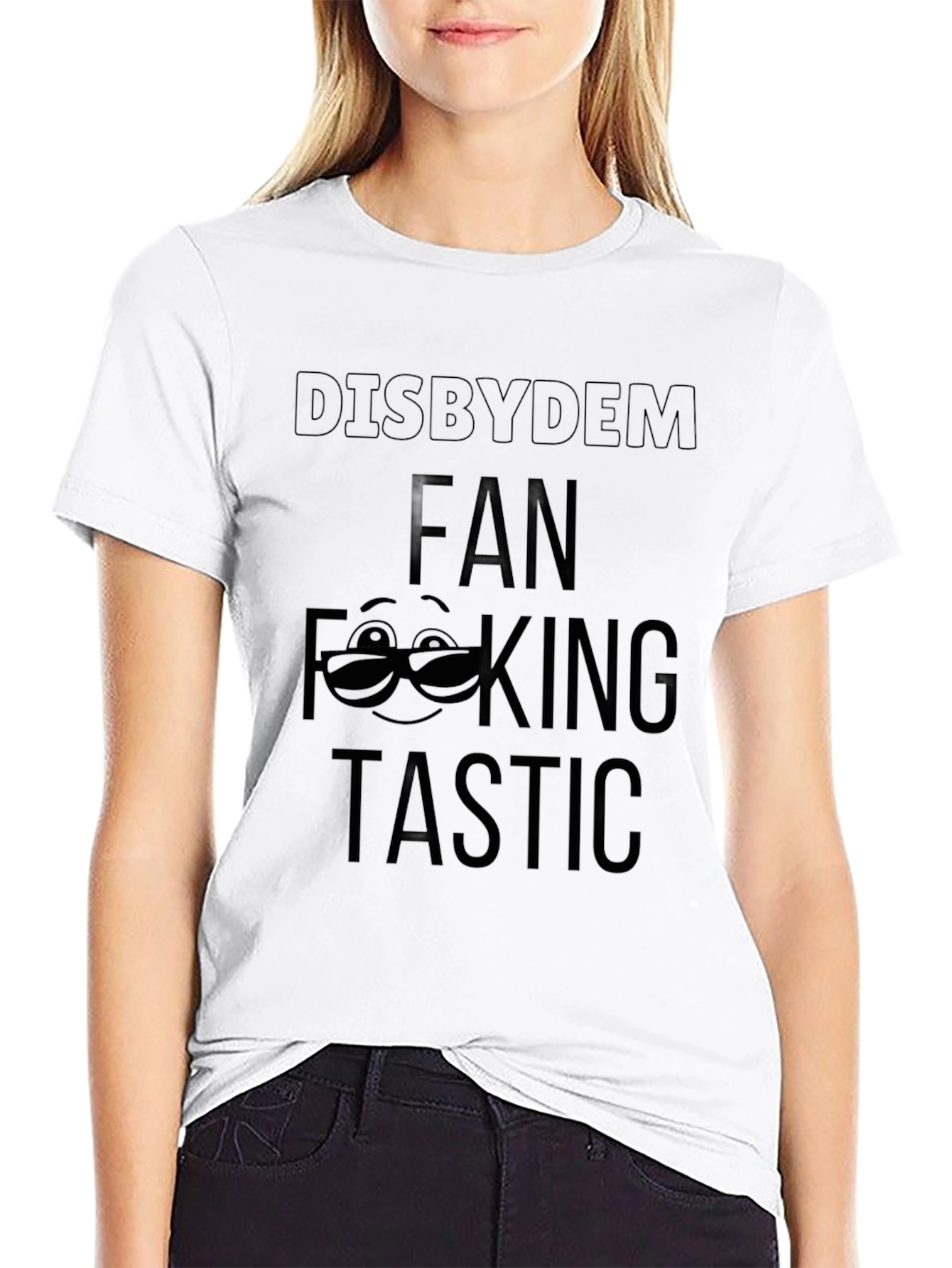 Black Fan F*cking Tastic Black T-Shirt view 9