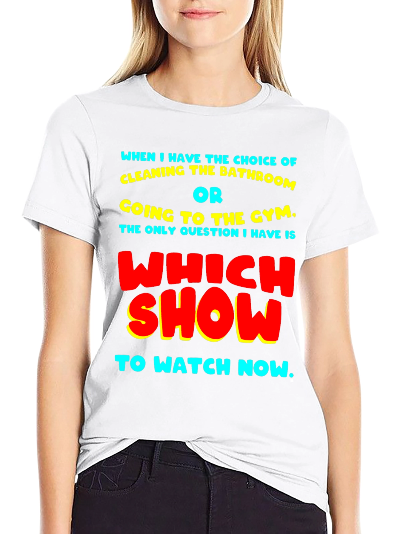 Black Funny Choice of Show T-Shirt view 9