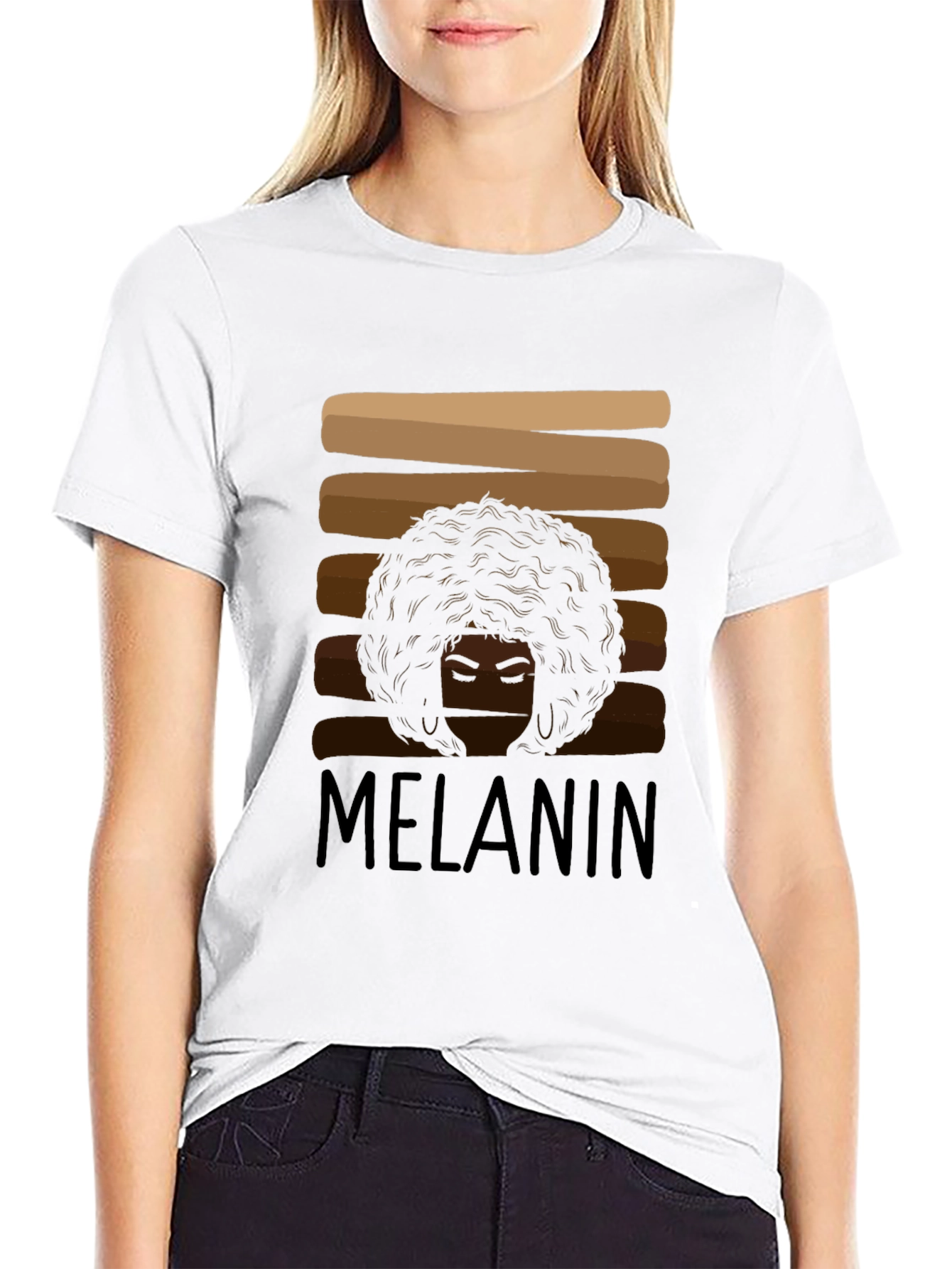 Black Melanin Pride T-Shirt view 9