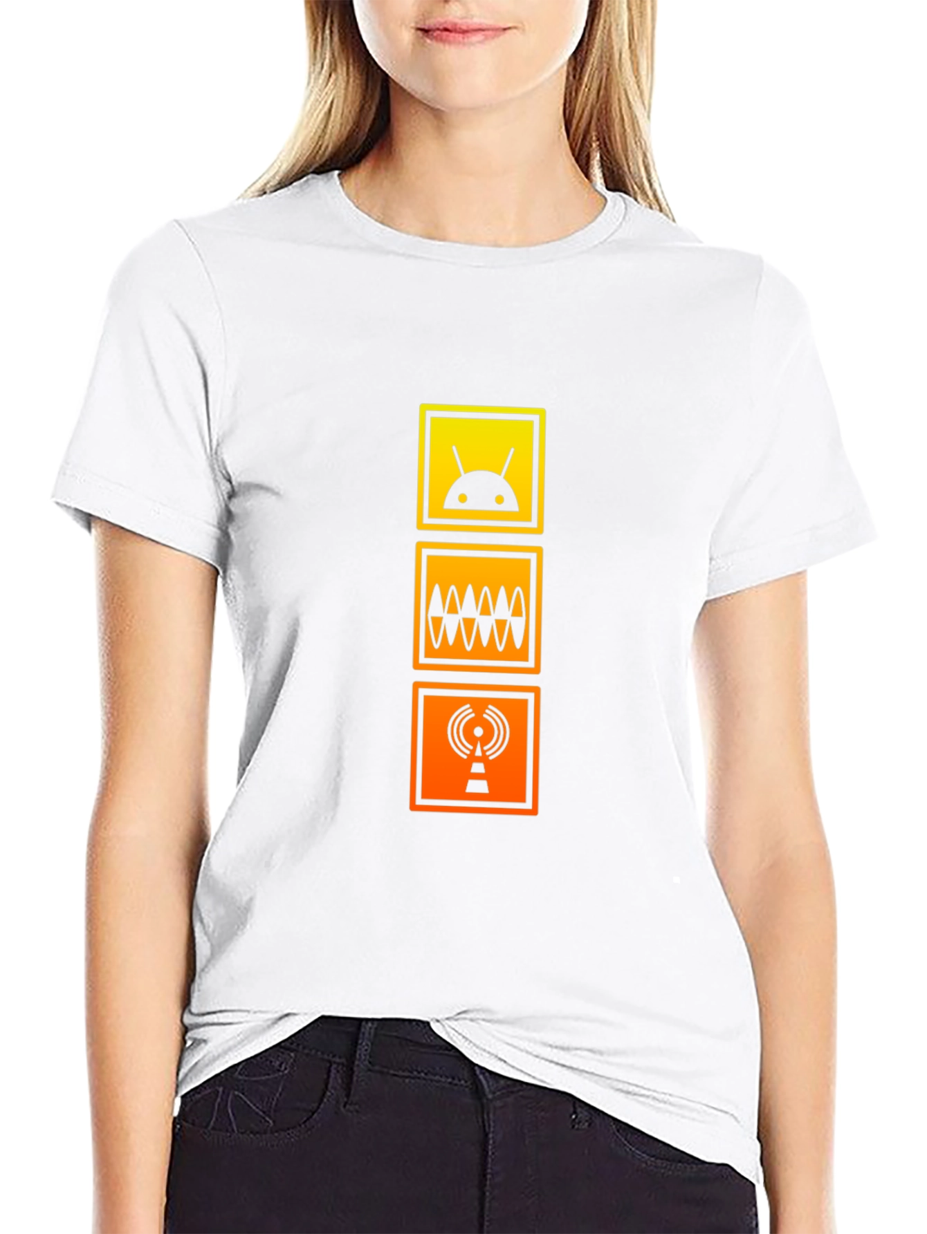 Geek Chic Graphic Tee - Android, Wave, Radio - 9
