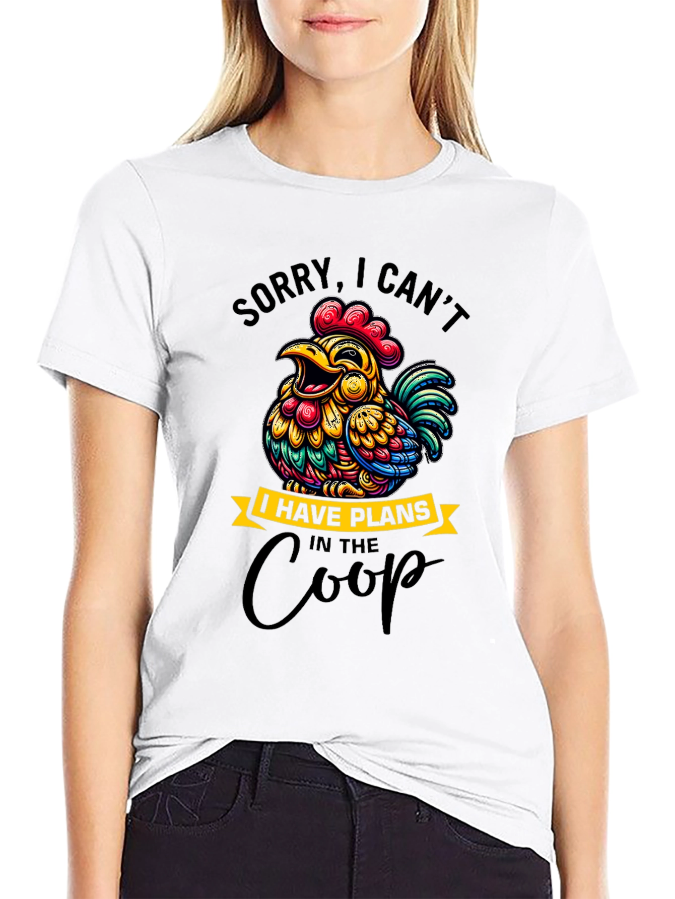 Black Funny Chicken Coop Plans Graphic T-Shirt view 9