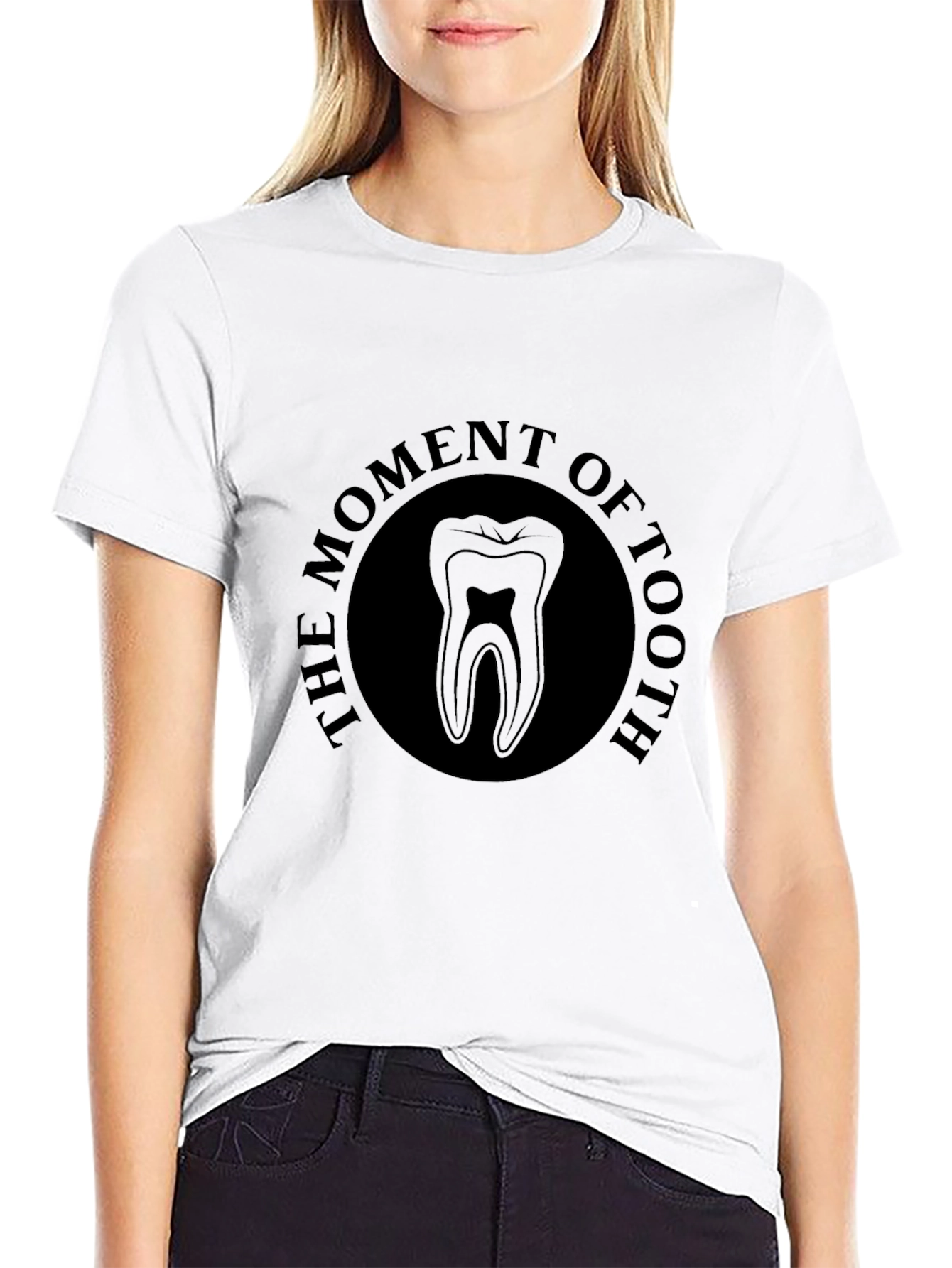Black The Moment of Tooth T-Shirt Dental Hygiene view 9