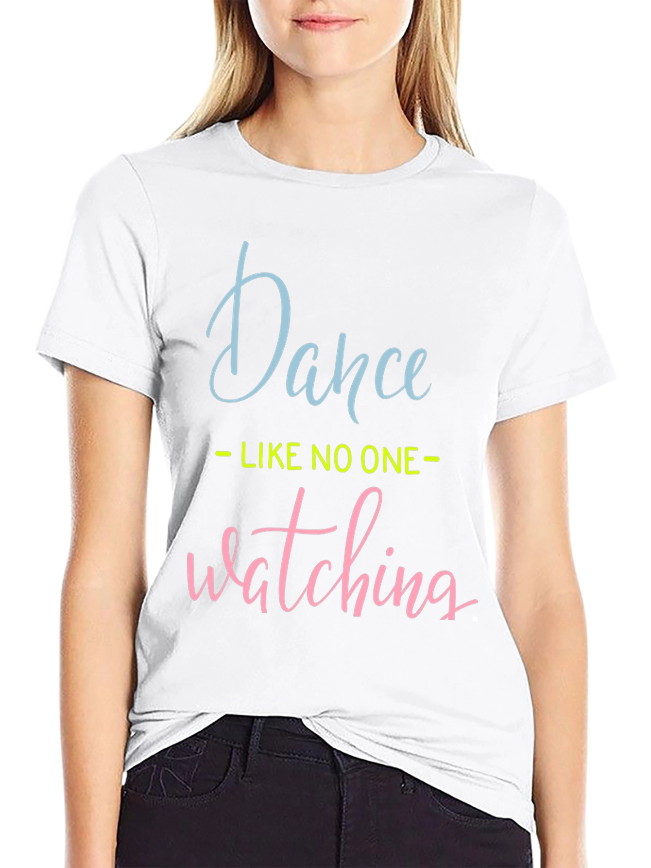 Black Dance Like No One is Watching Graphic Tee view 9
