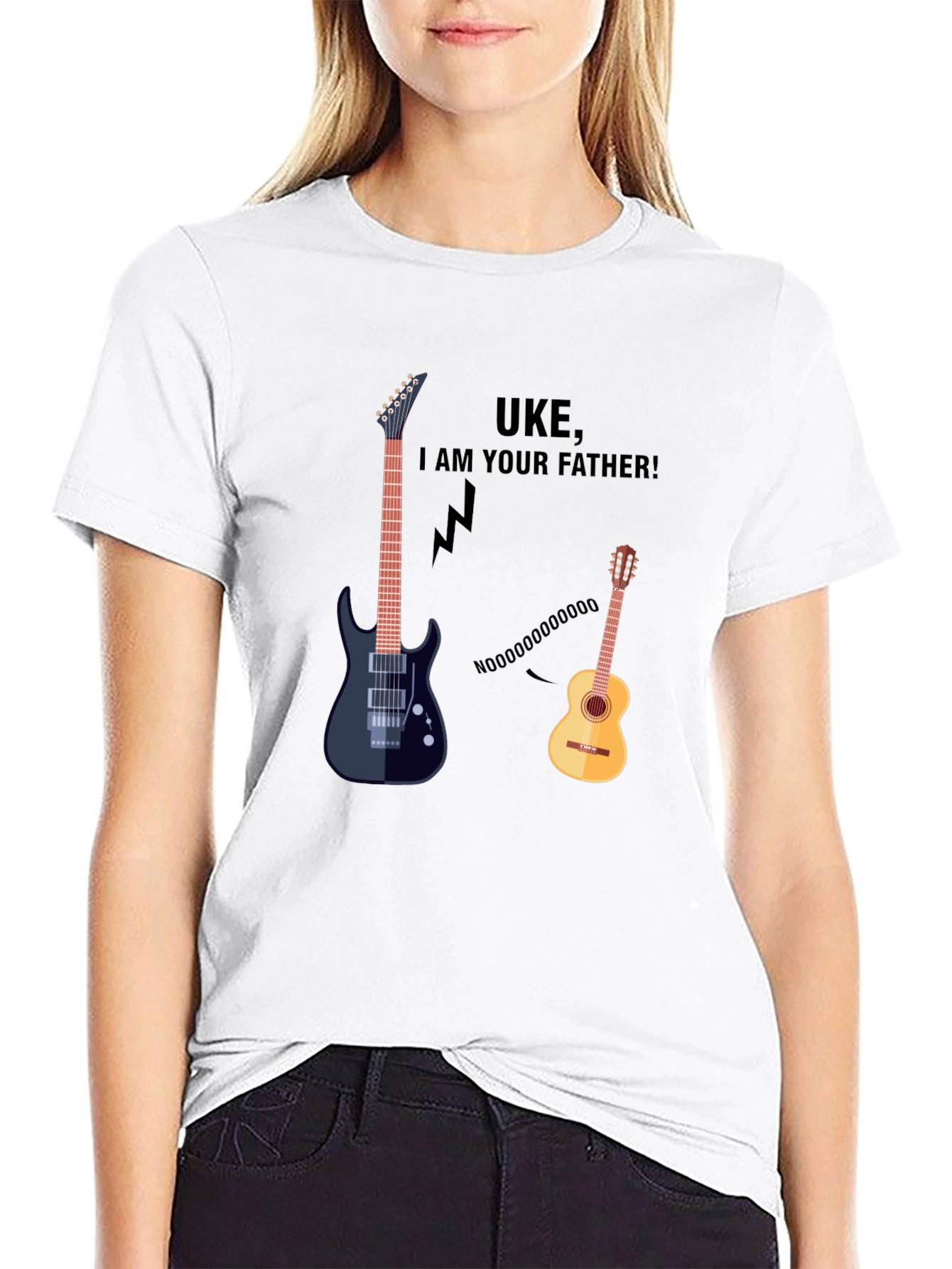 Black Uke I am Your Father T-Shirt view 9