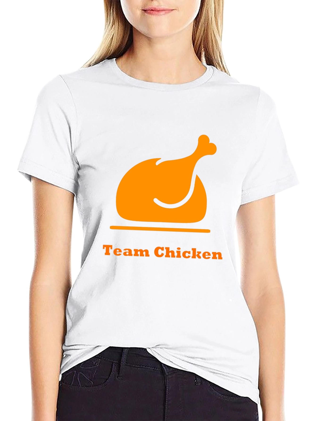 Black Team Chicken T-Shirt - Funny Cookout Apparel view 9