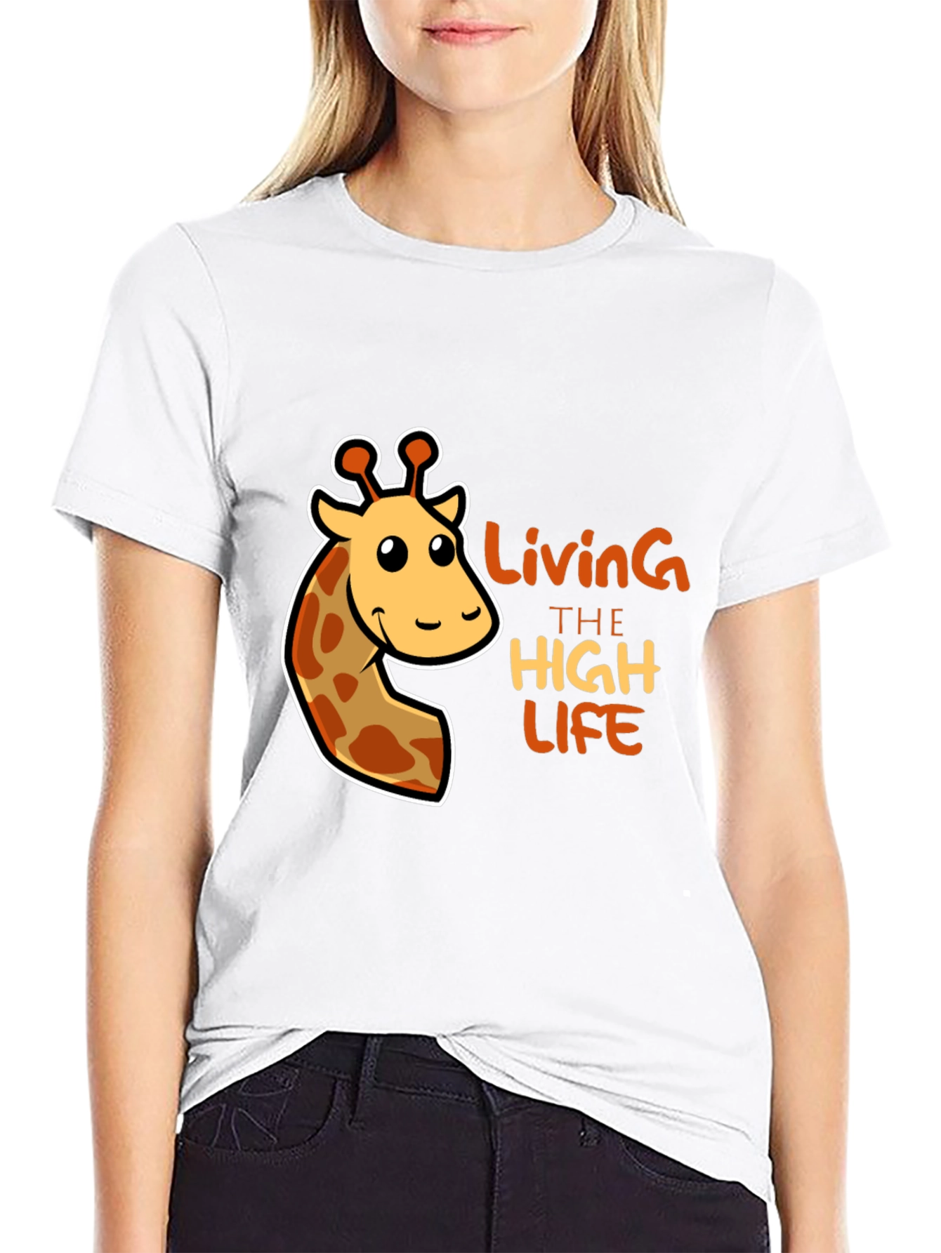Black Giraffe High Life T-Shirt view 9