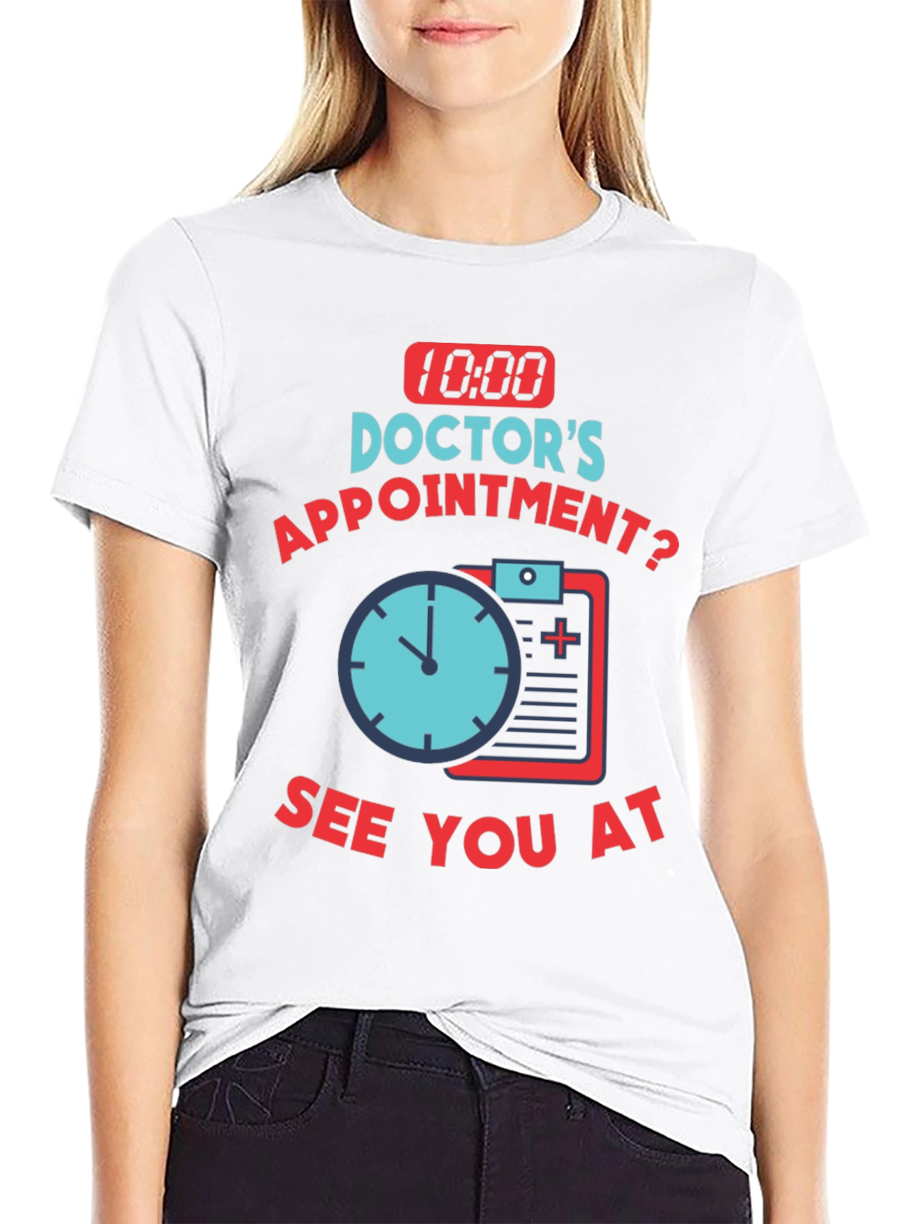 Black Doctor Appointment T-Shirt view 9