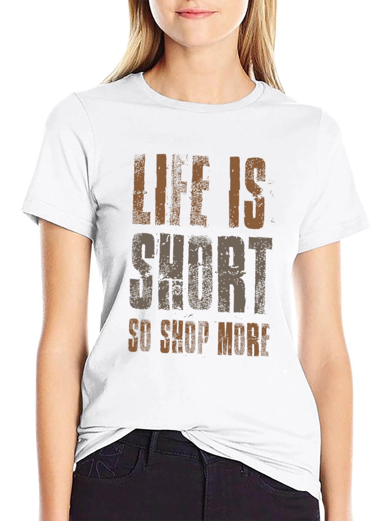 Black Life Is Short, Shop More Graphic Tee view 9
