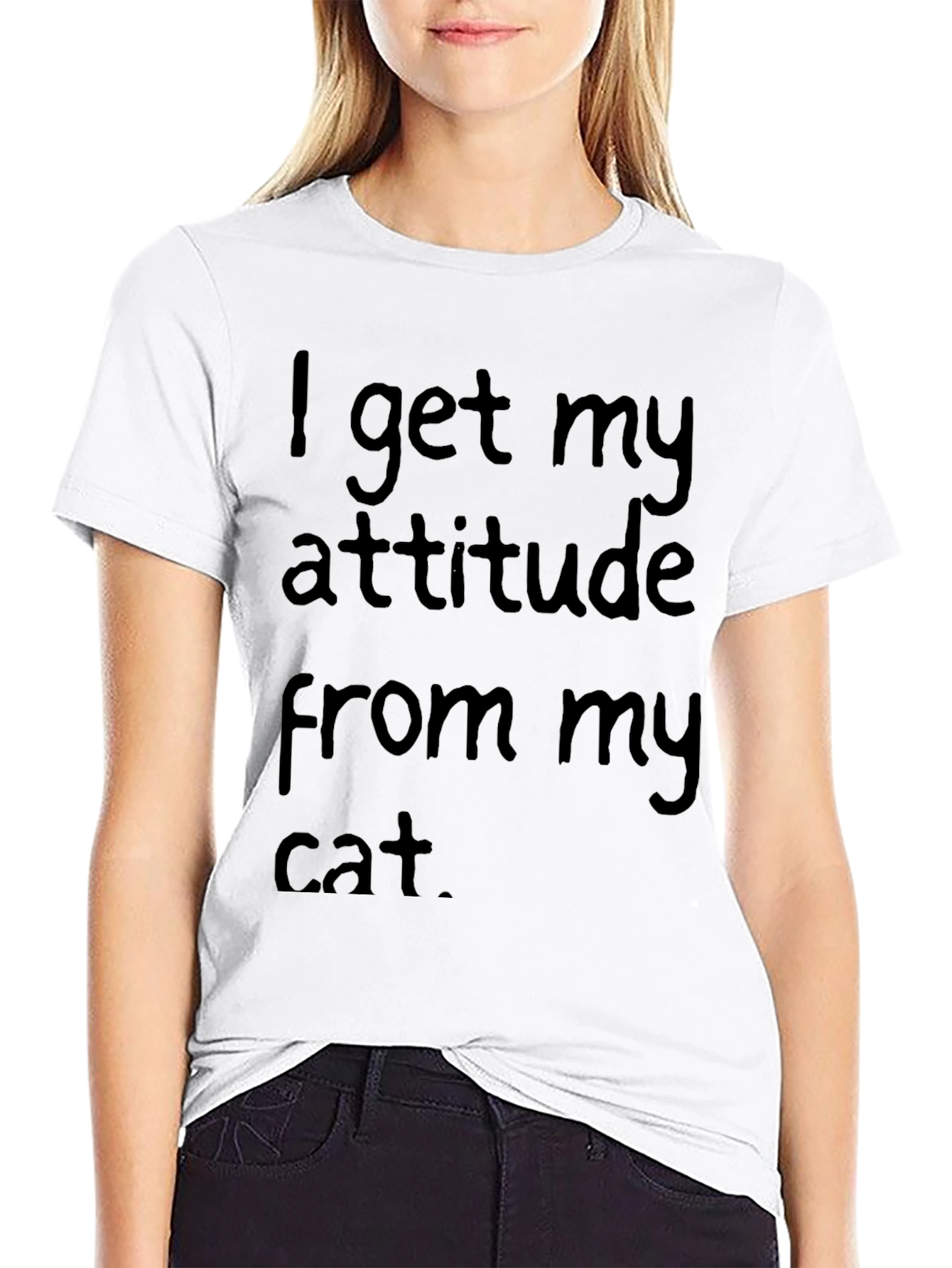 Black Attitude from Cat Black Tee view 9