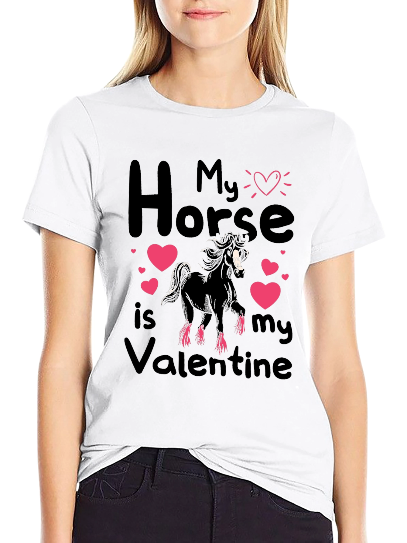 My Horse is My Valentine T-Shirt - Unisex - 9