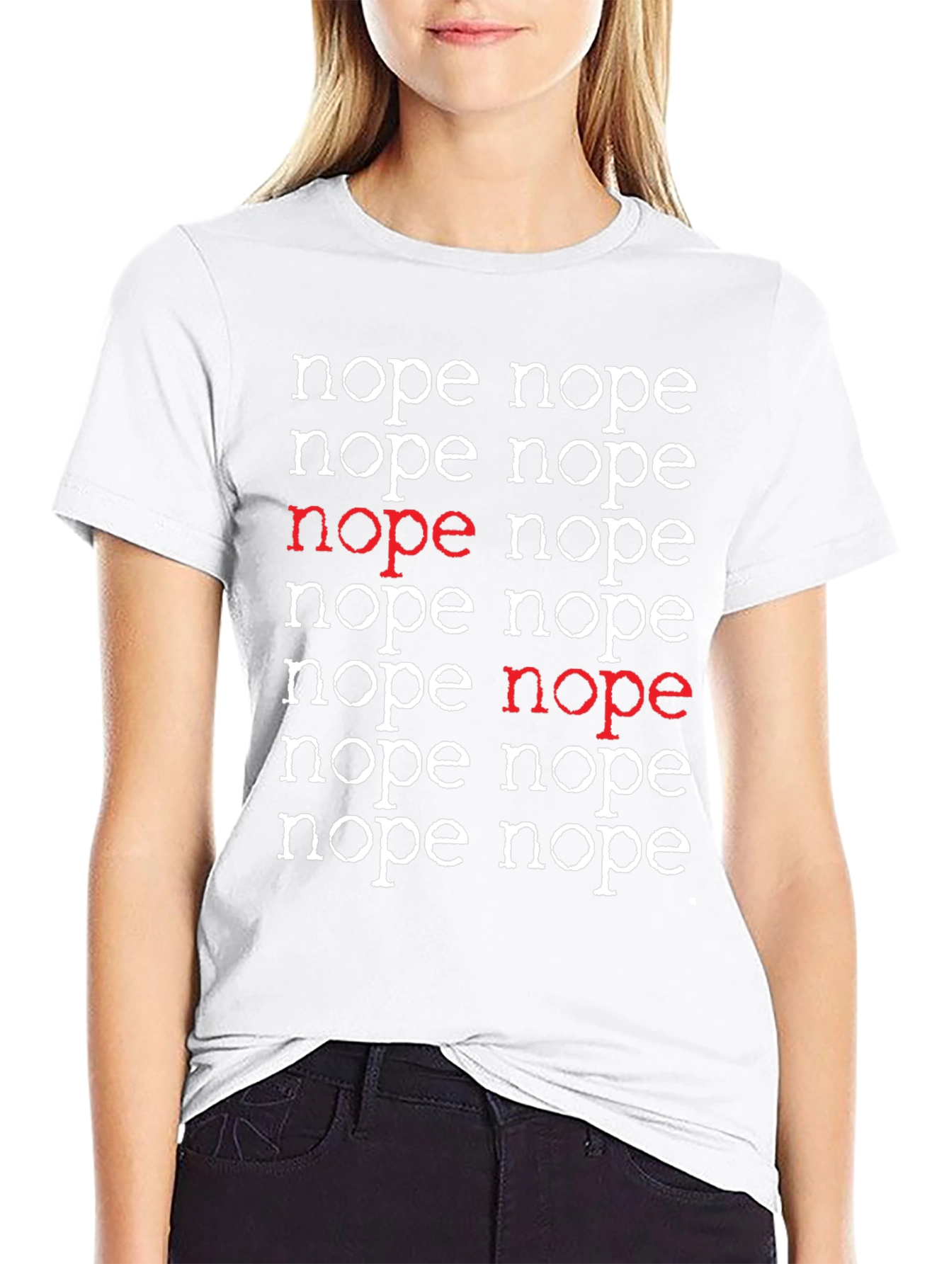 Nope T-Shirt - Funny Sarcastic Graphic Tee - 9