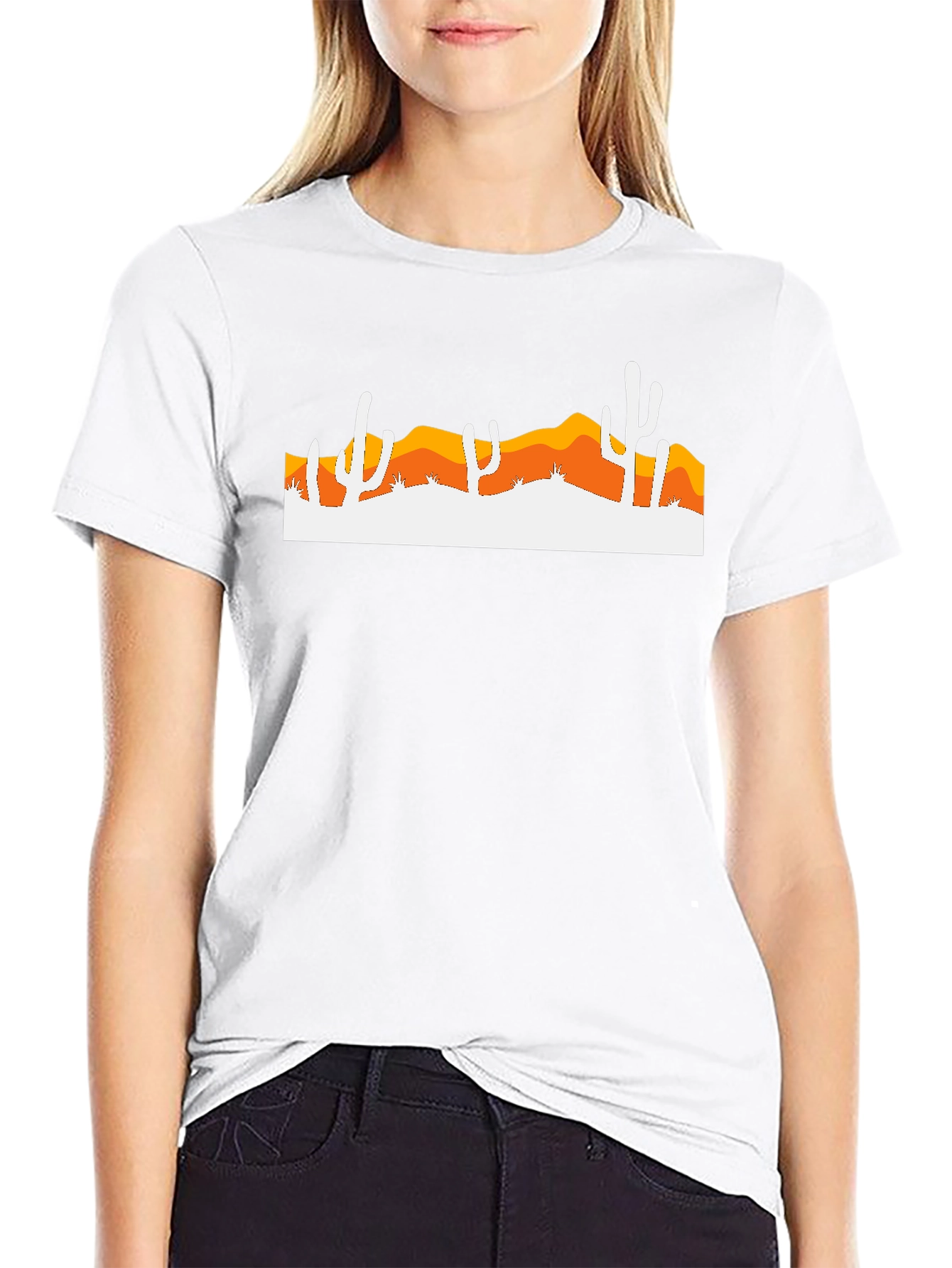 Desert Cactus Graphic T-Shirt - 9