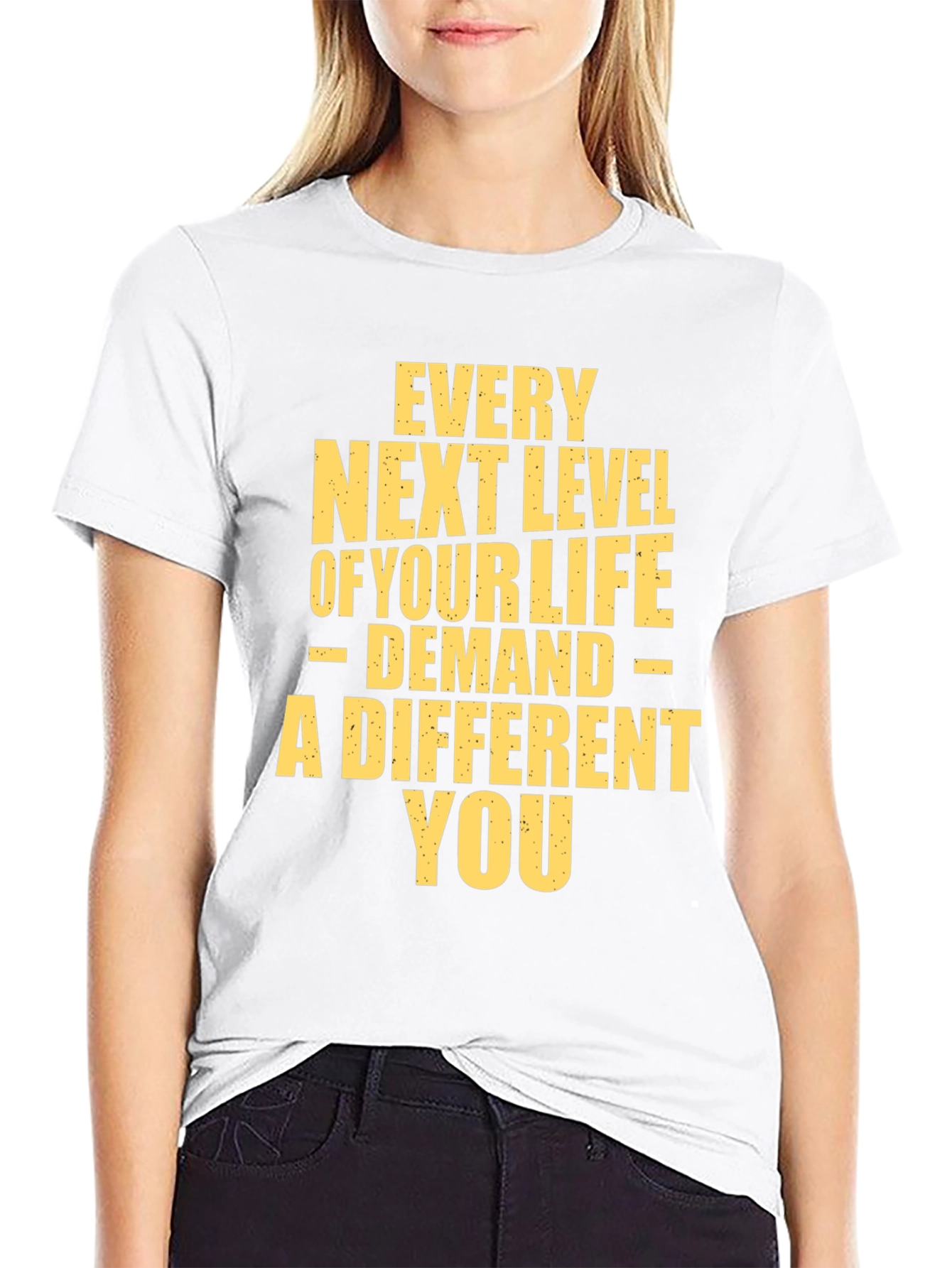 Black Motivational T-Shirt: Every Next Level view 9
