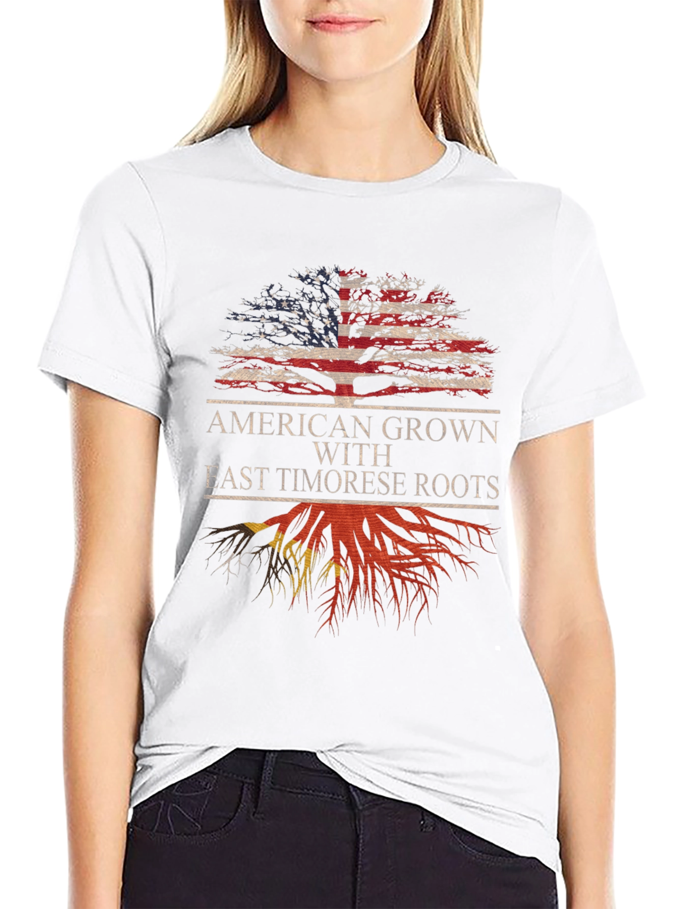 American Grown East Timorese Roots T-Shirt - 9