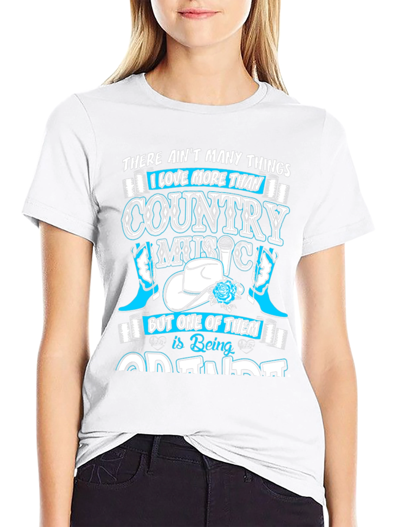Black Country Music Lover T-Shirt view 9