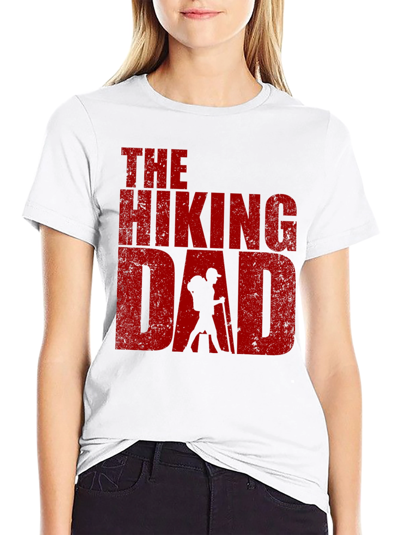 Black The Hiking Dad Graphic T-Shirt - Adventure Ready! view 9