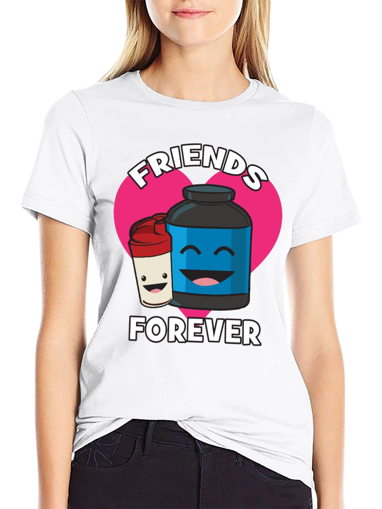 Black Friends Forever Graphic T-Shirt view 9