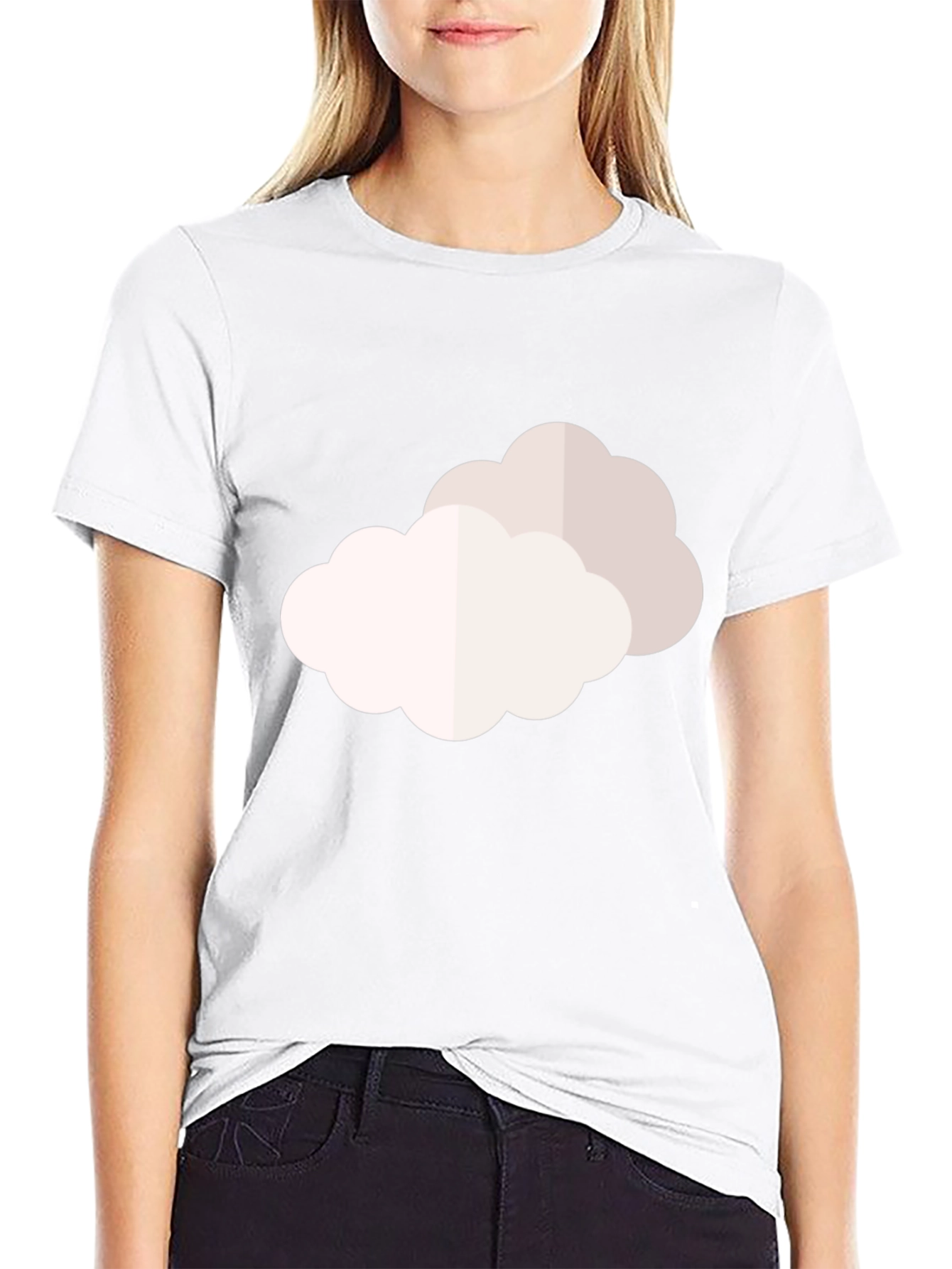 Black Cloud Graphic Black T-Shirt - Relaxed Fit view 9