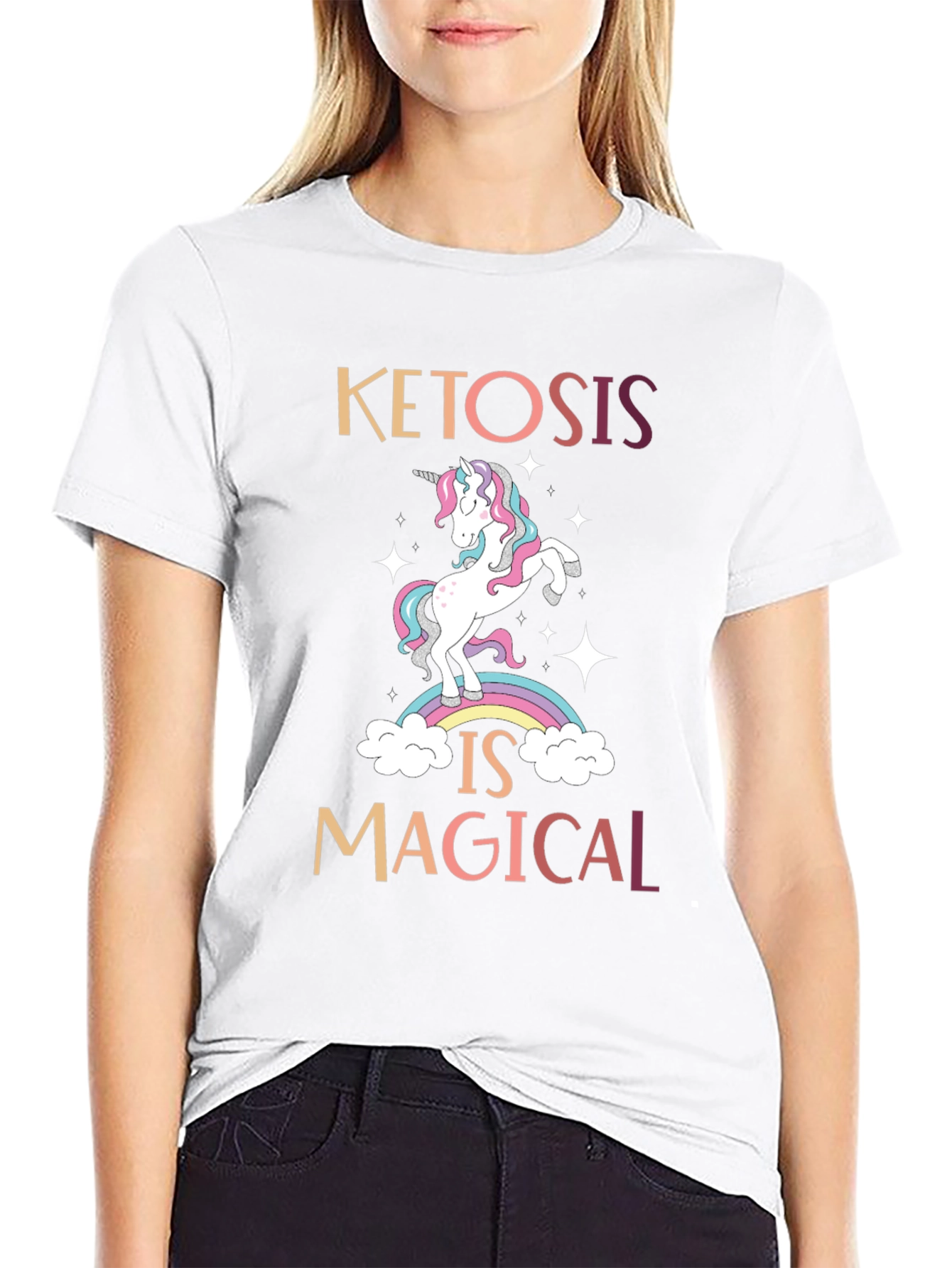 Ketosis is Magical T-Shirt, Unicorn Rainbow Tee - 9