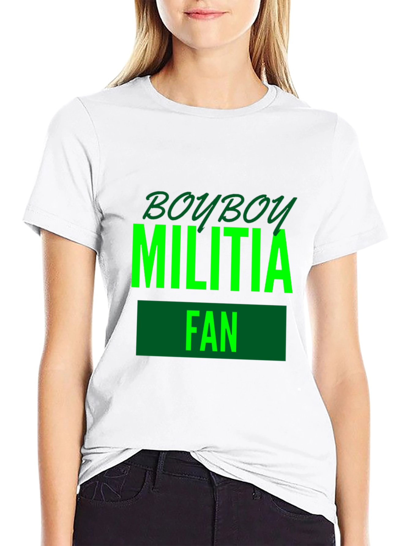 Black Boyboy Militia Fan Black T-Shirt view 9