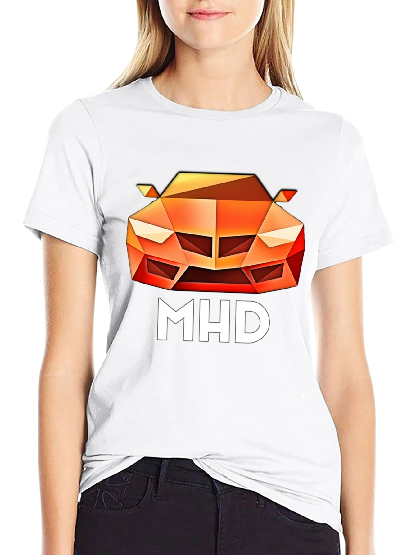 Black MHD Car Graphic Tee - Cool Streetwear view 9