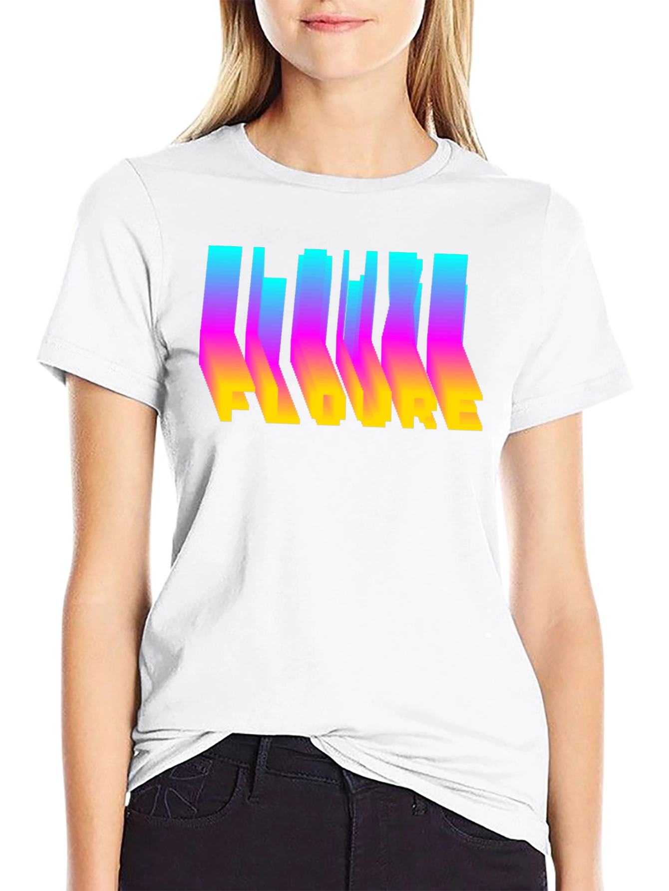 Black Vaporwave Future Graphic Tee view 9