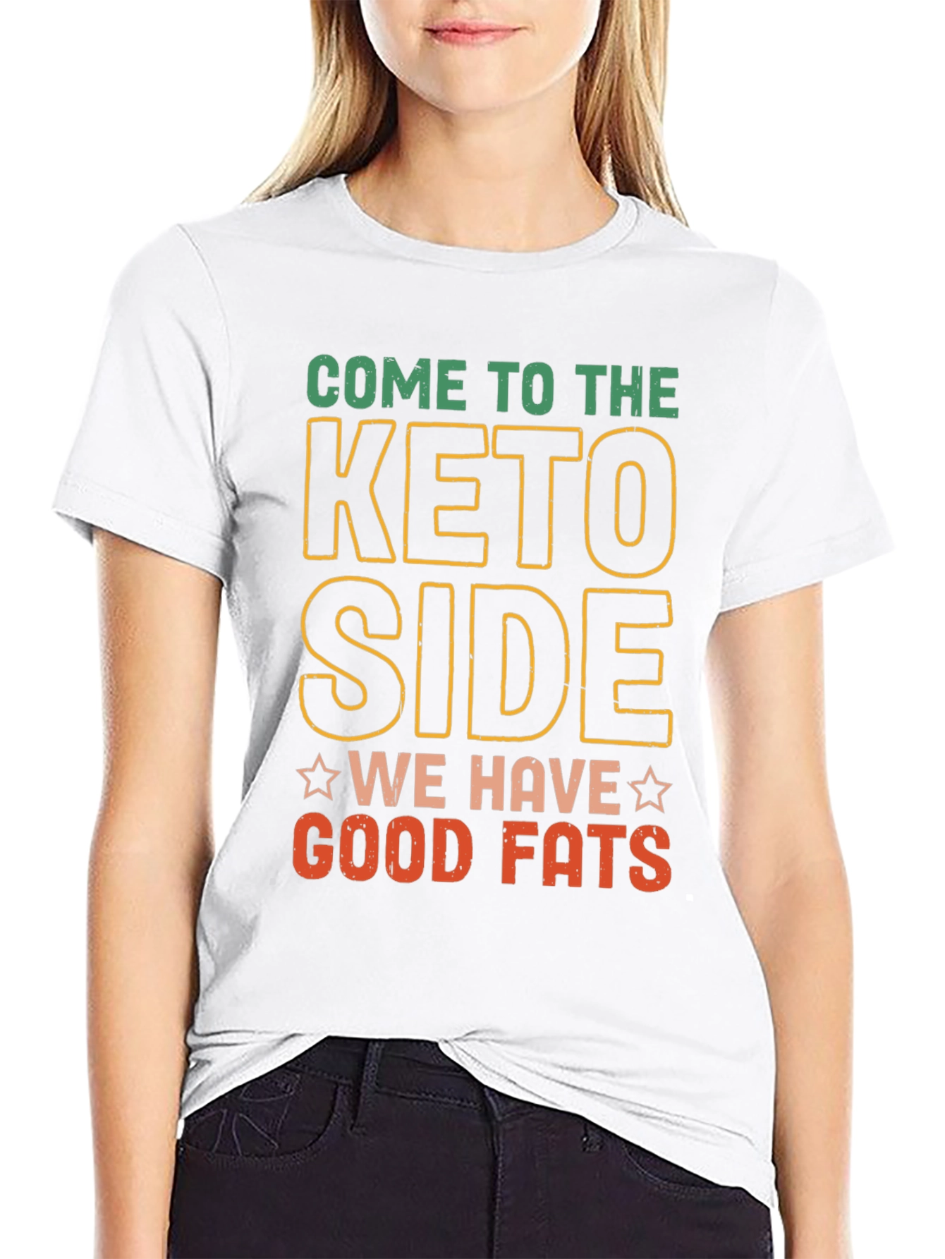 Black Come to the Keto Side T-Shirt view 9