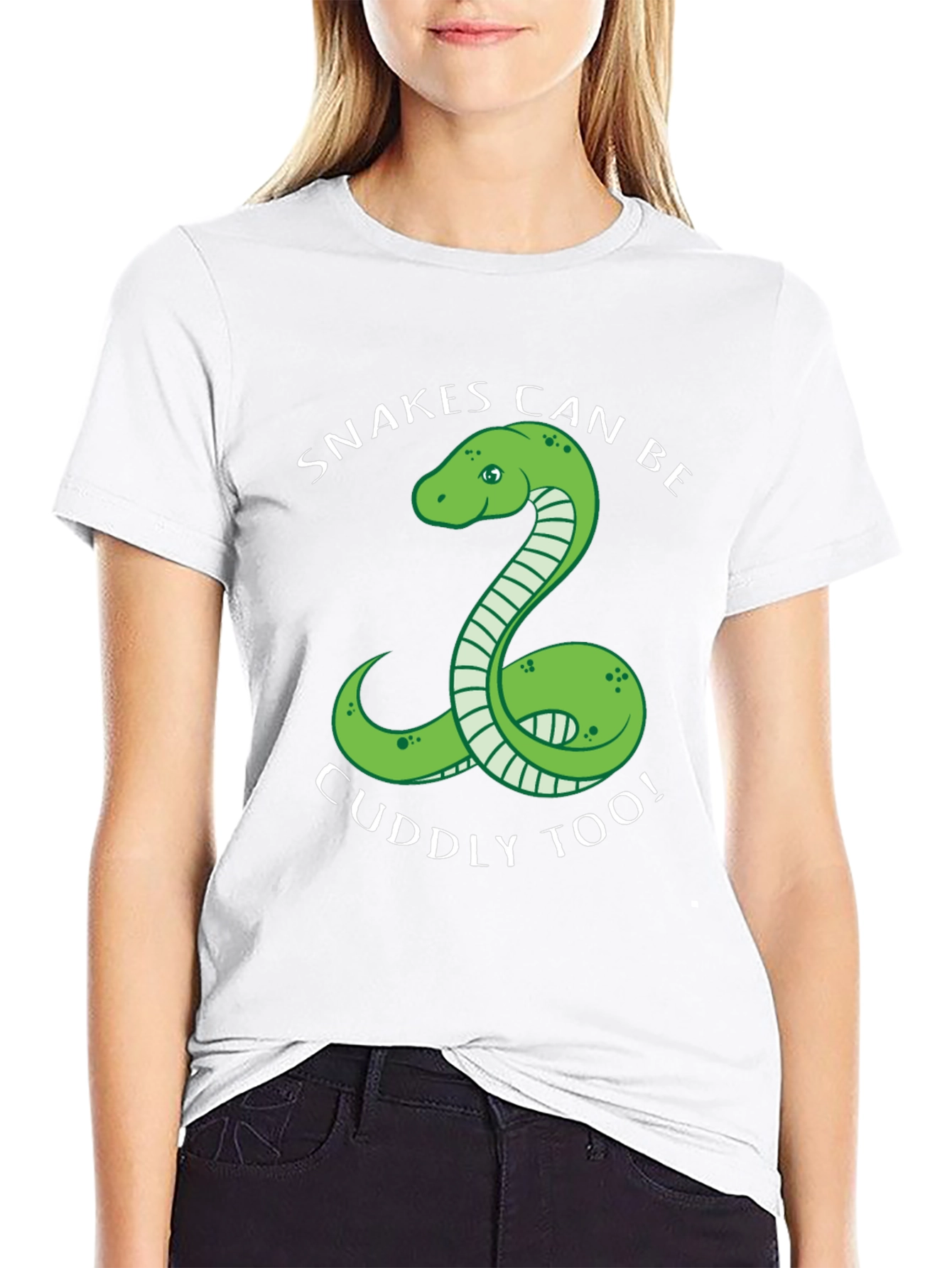 Black Snakes Can Be Cuddly Too T-Shirt view 9