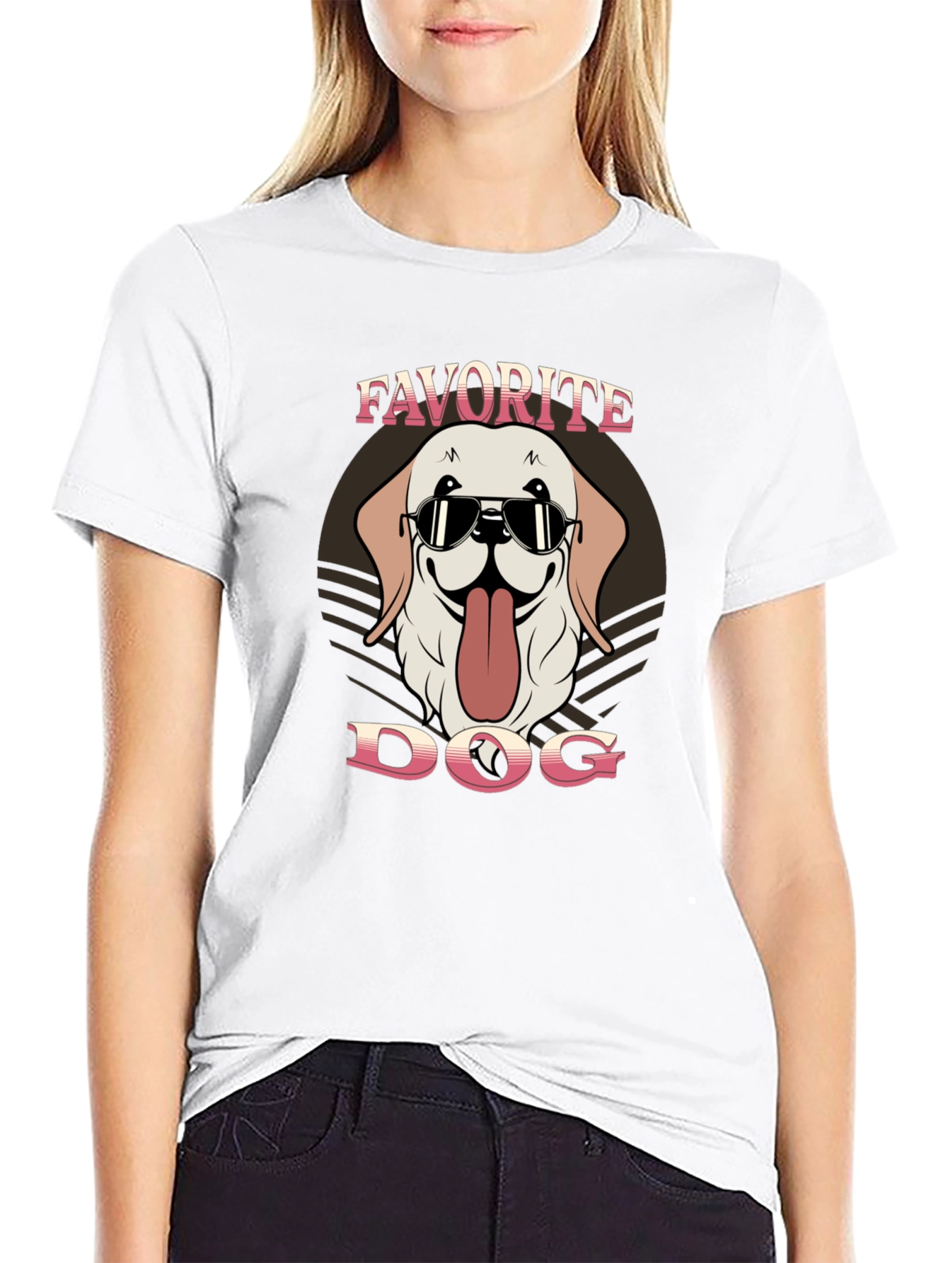 Cool Dog Graphic T-Shirt - Favorite Dog Design - 9