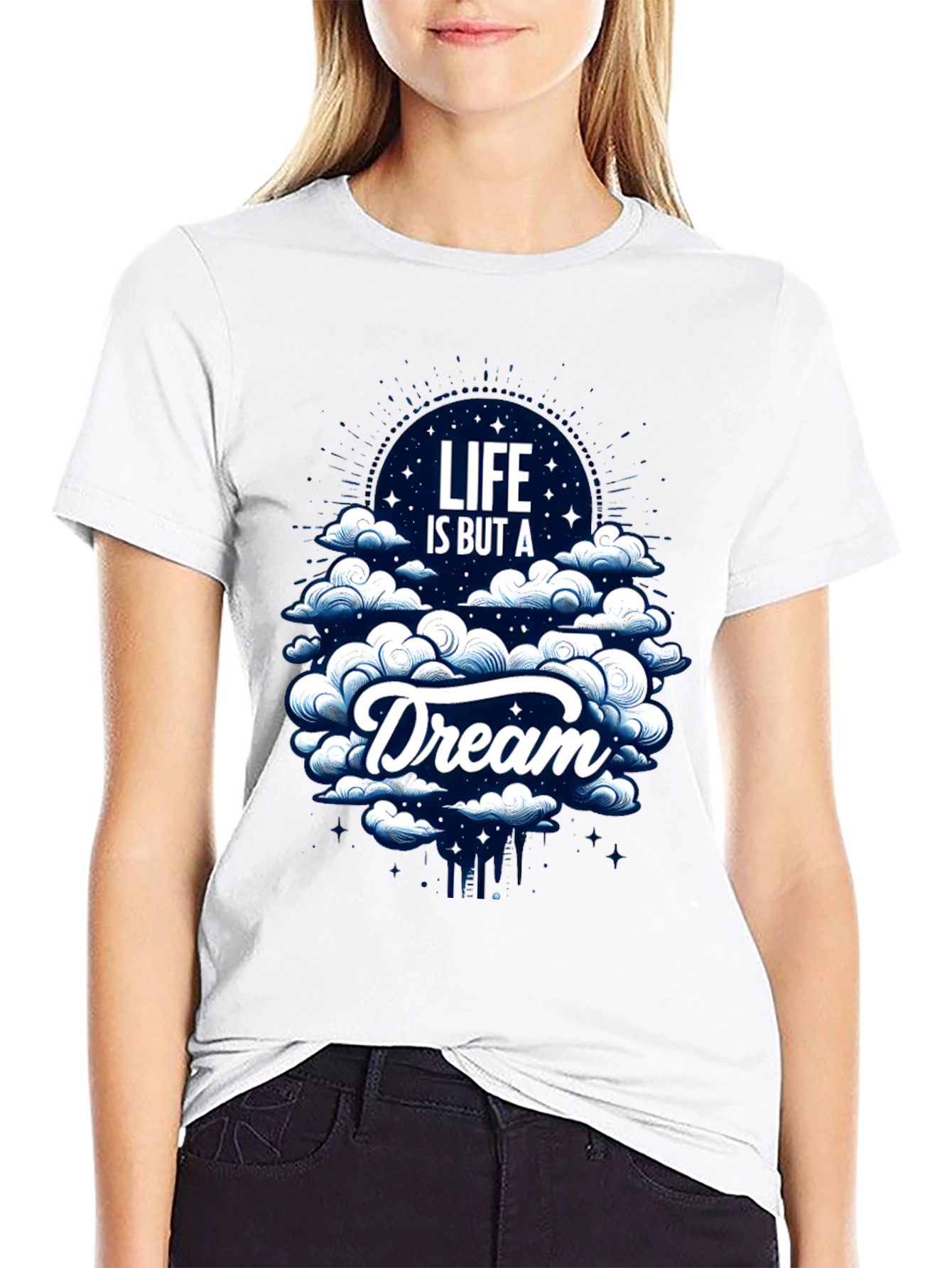 Black Life is But A Dream Graphic Tee view 9