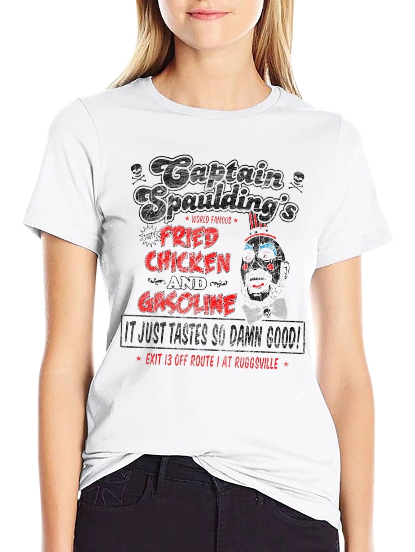 Black Captain Spaulding's T-Shirt view 9