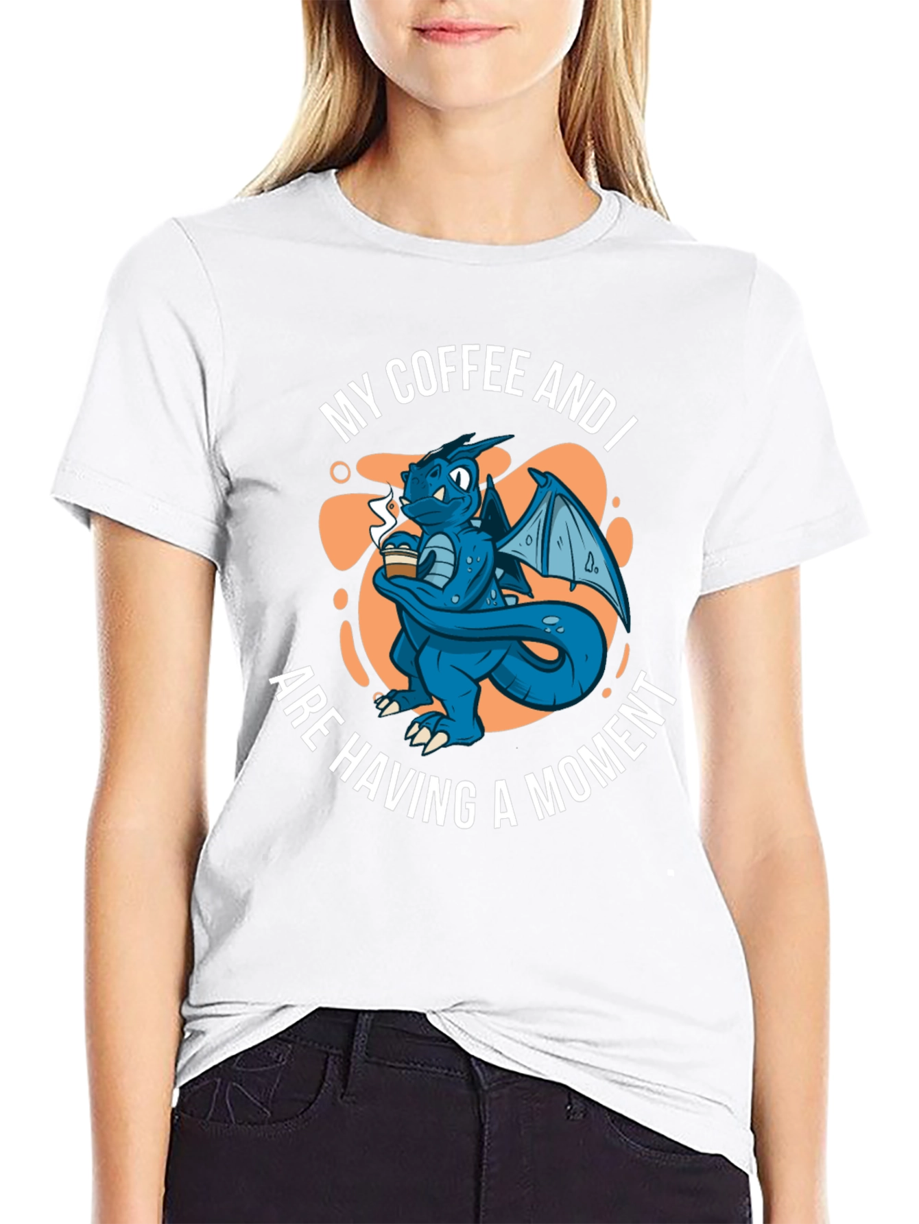 Black Dragon Coffee Moment Black T-Shirt view 9