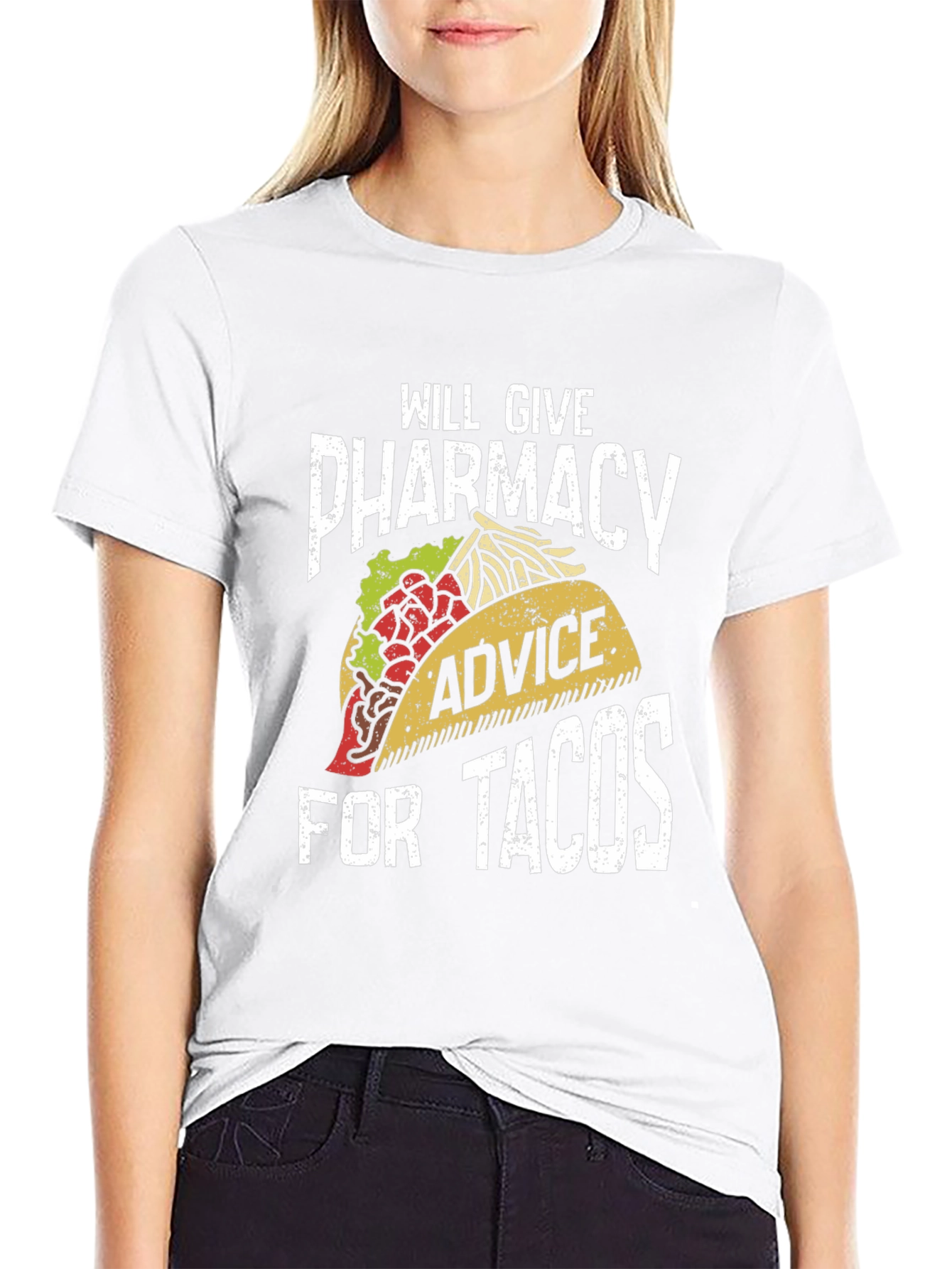 Black Pharmacy Advice for Tacos T-Shirt view 9