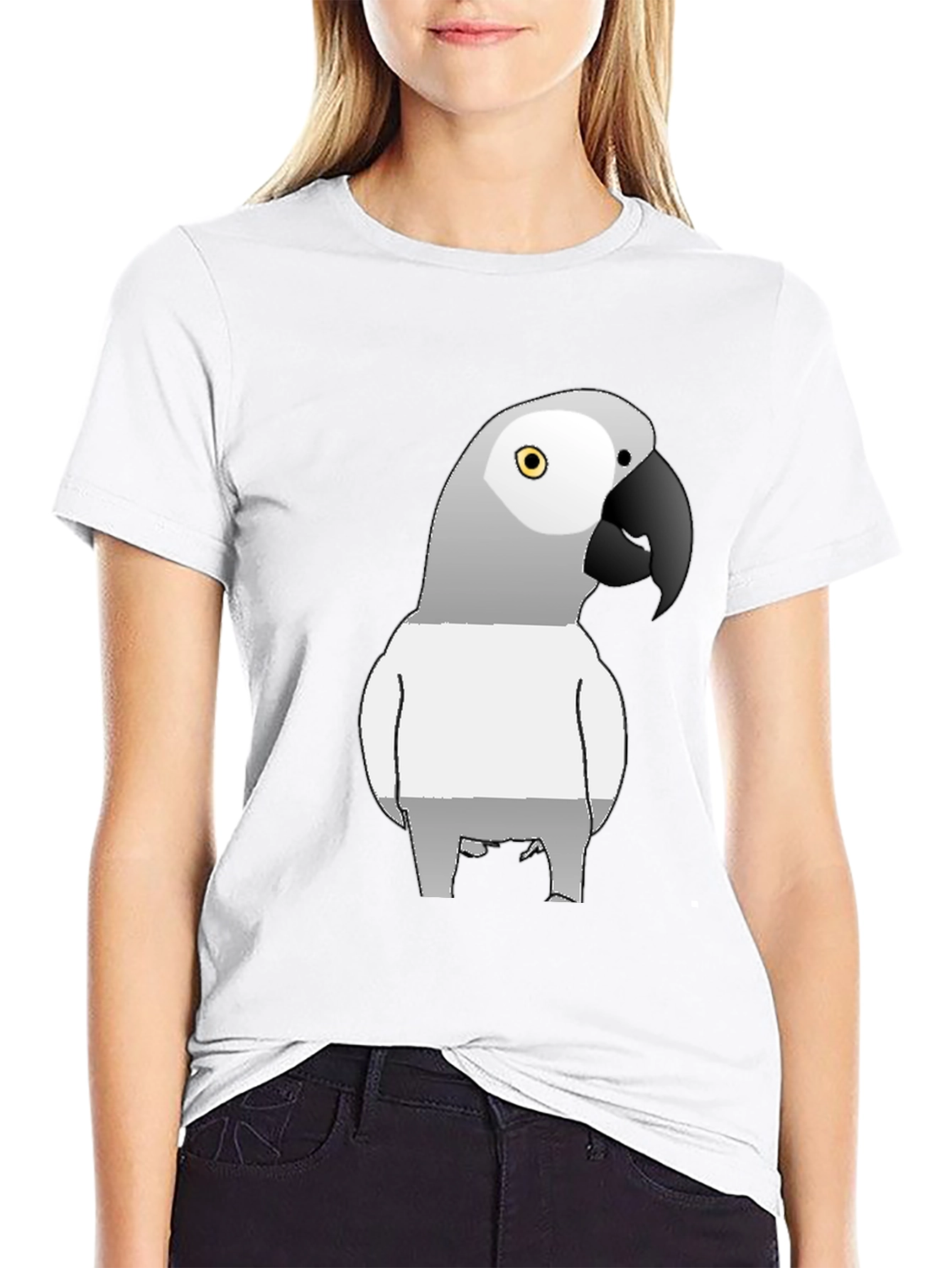 Black Parrot Graphic T-Shirt - Stylish Bird Lover Tee view 9