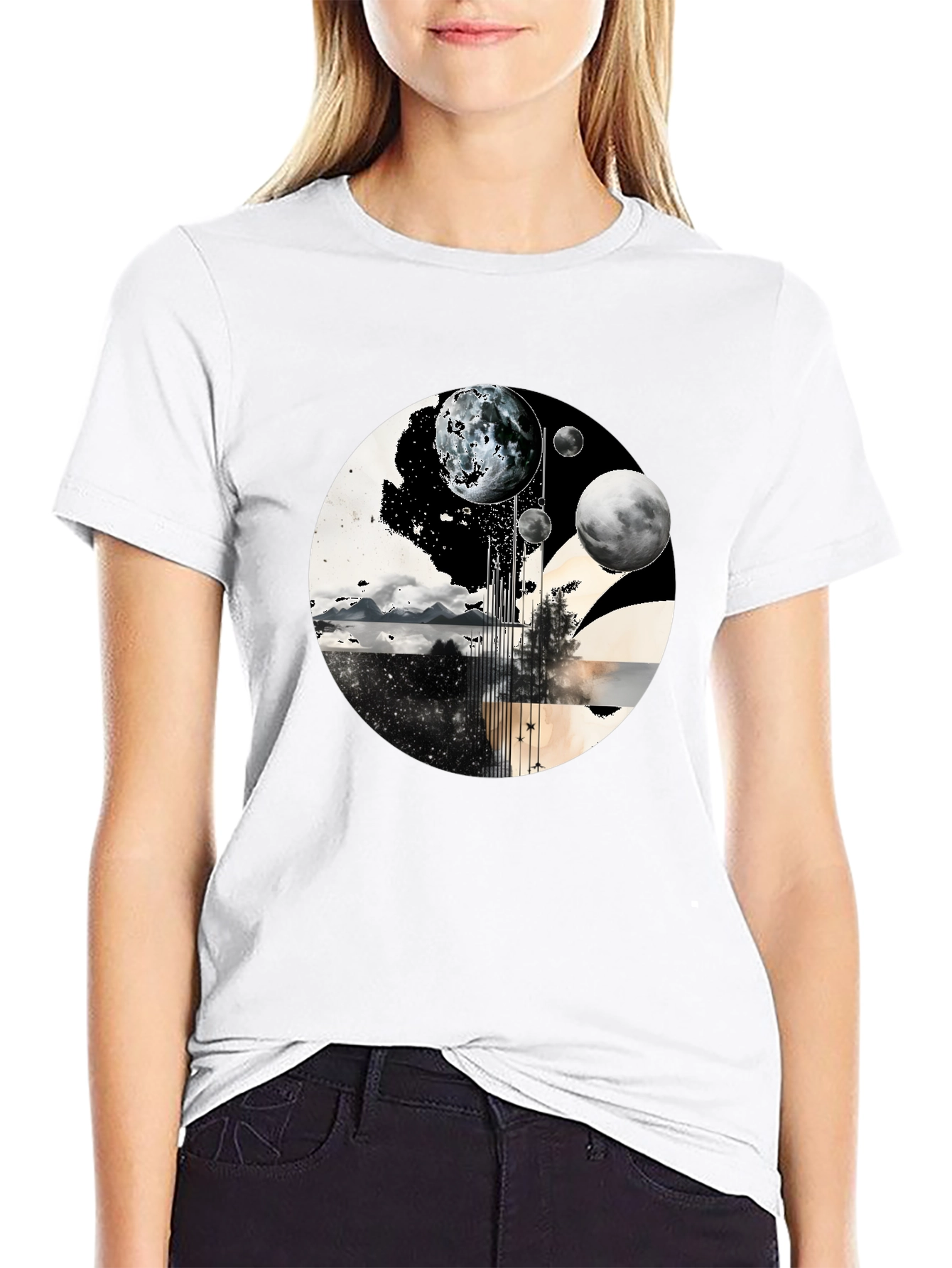 Planetary Landscape Graphic Tee - 9