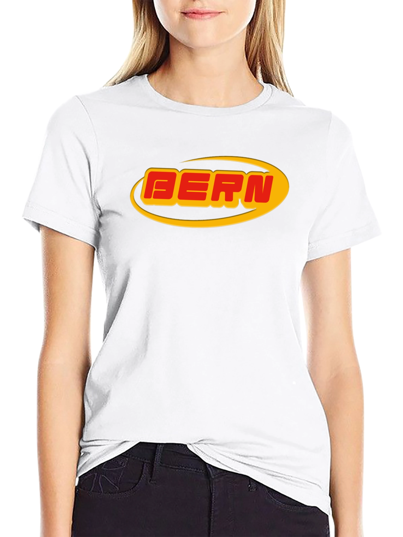 Black Bern Logo T-Shirt - Bold Graphic Tee view 9