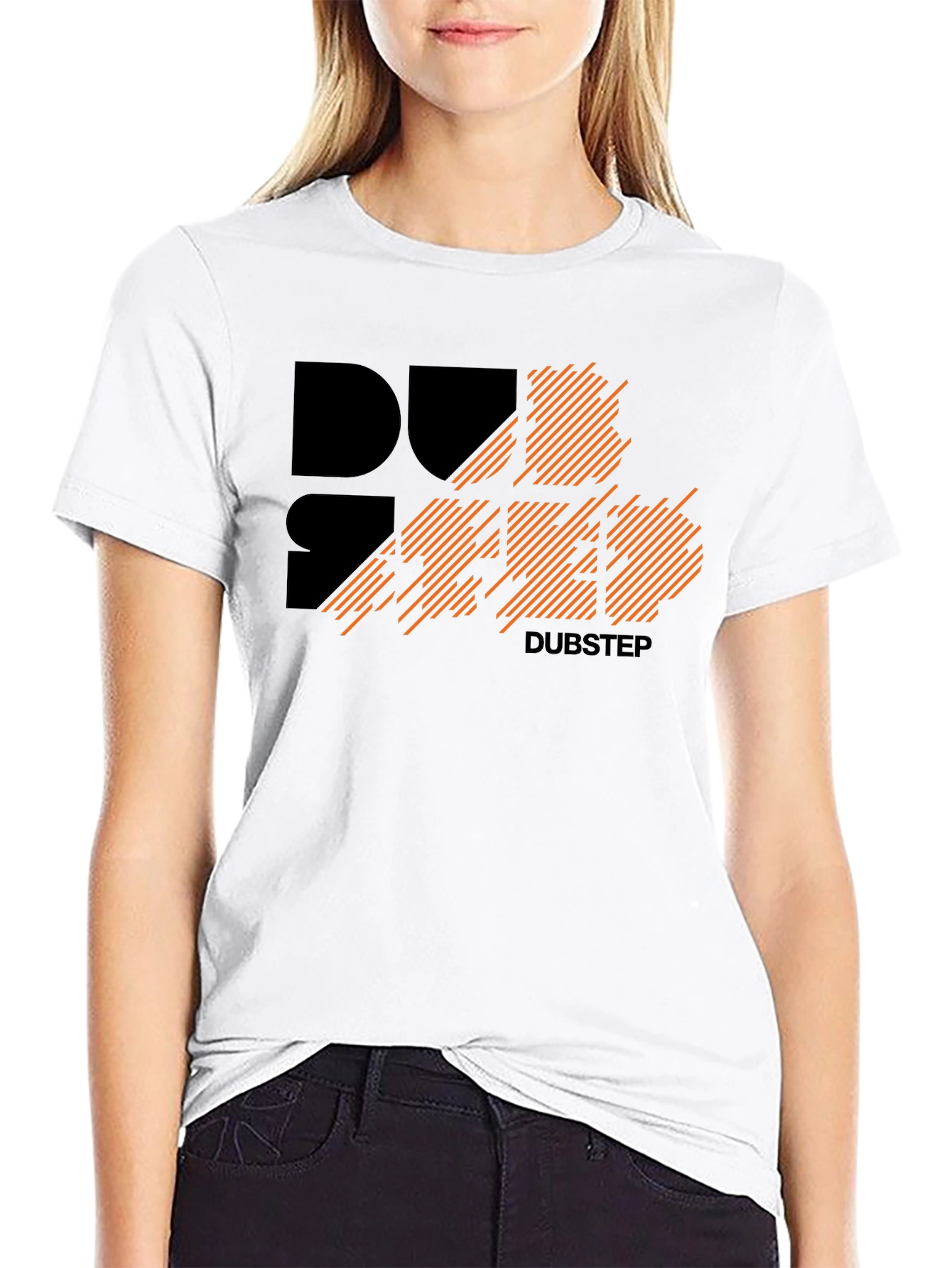 Black Dubstep Graphic T-Shirt - Modern DJ Music Tee view 9