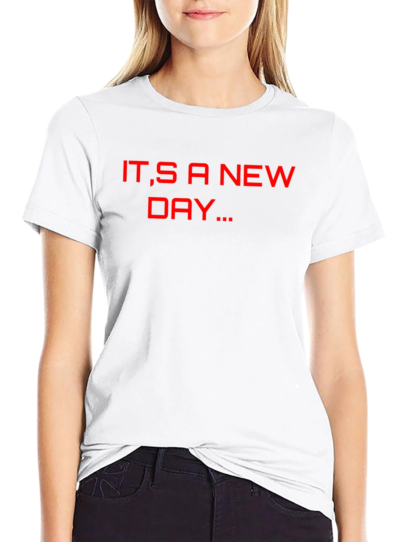 Black It's a New Day Graphic T-Shirt - Black view 9