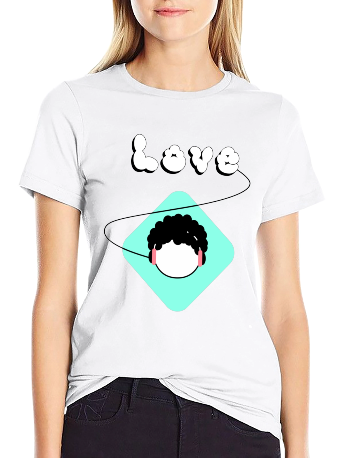 Black Love Music T-Shirt - Stylish Graphic Tee view 9