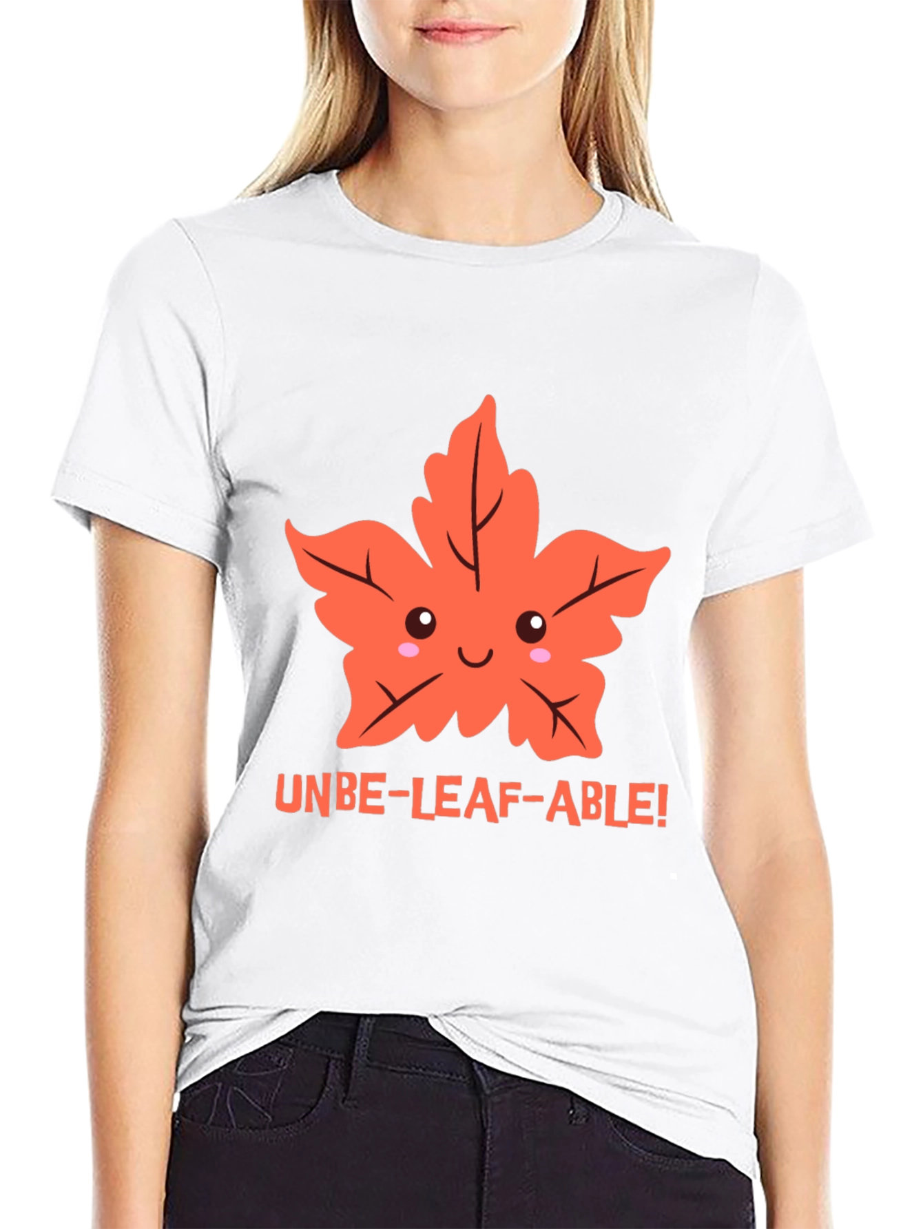 Black Unbe-leaf-able! Graphic Tee view 9