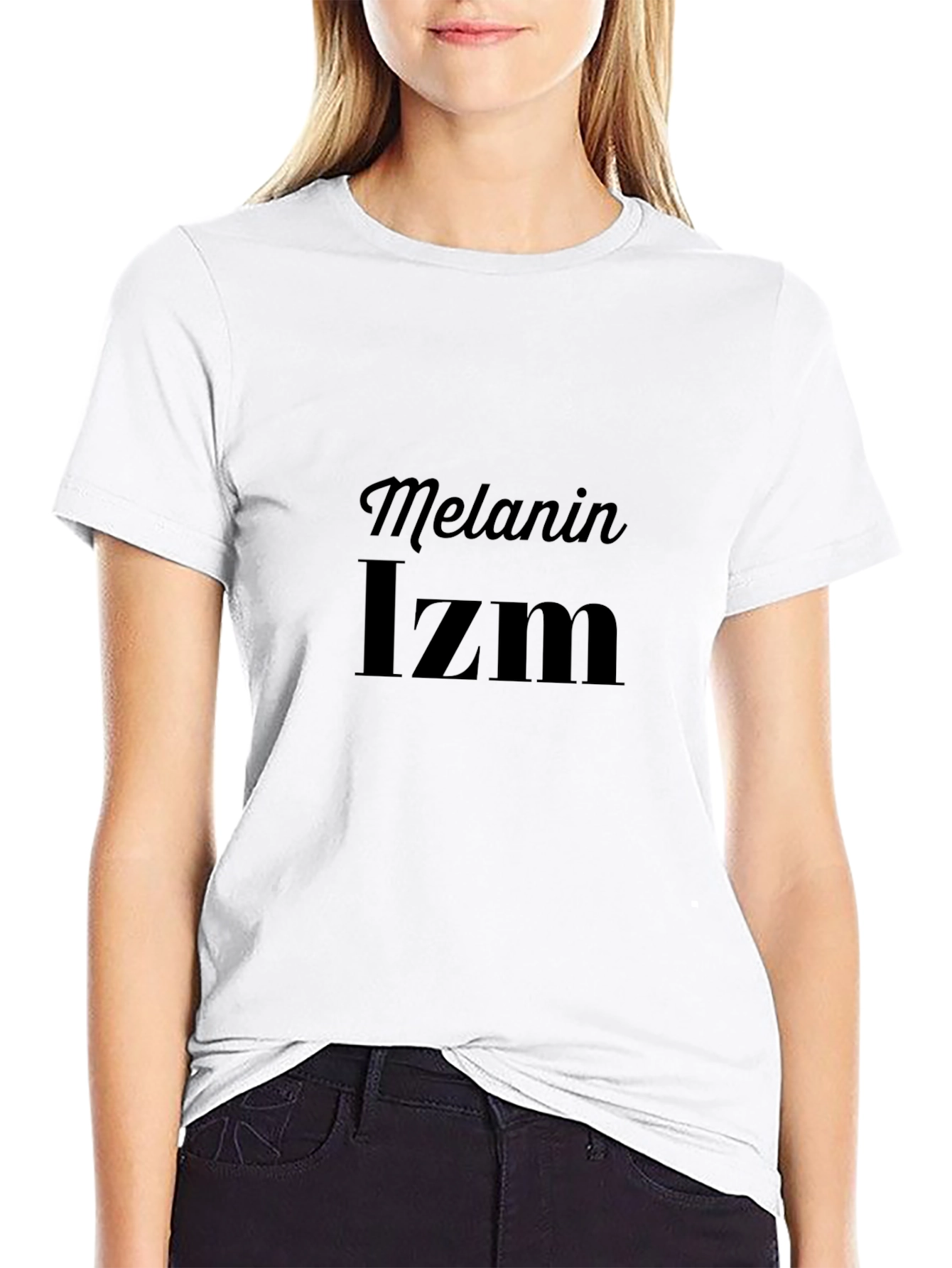 Black Melanin Izm Graphic Tee - Stylish Black T-Shirt view 9