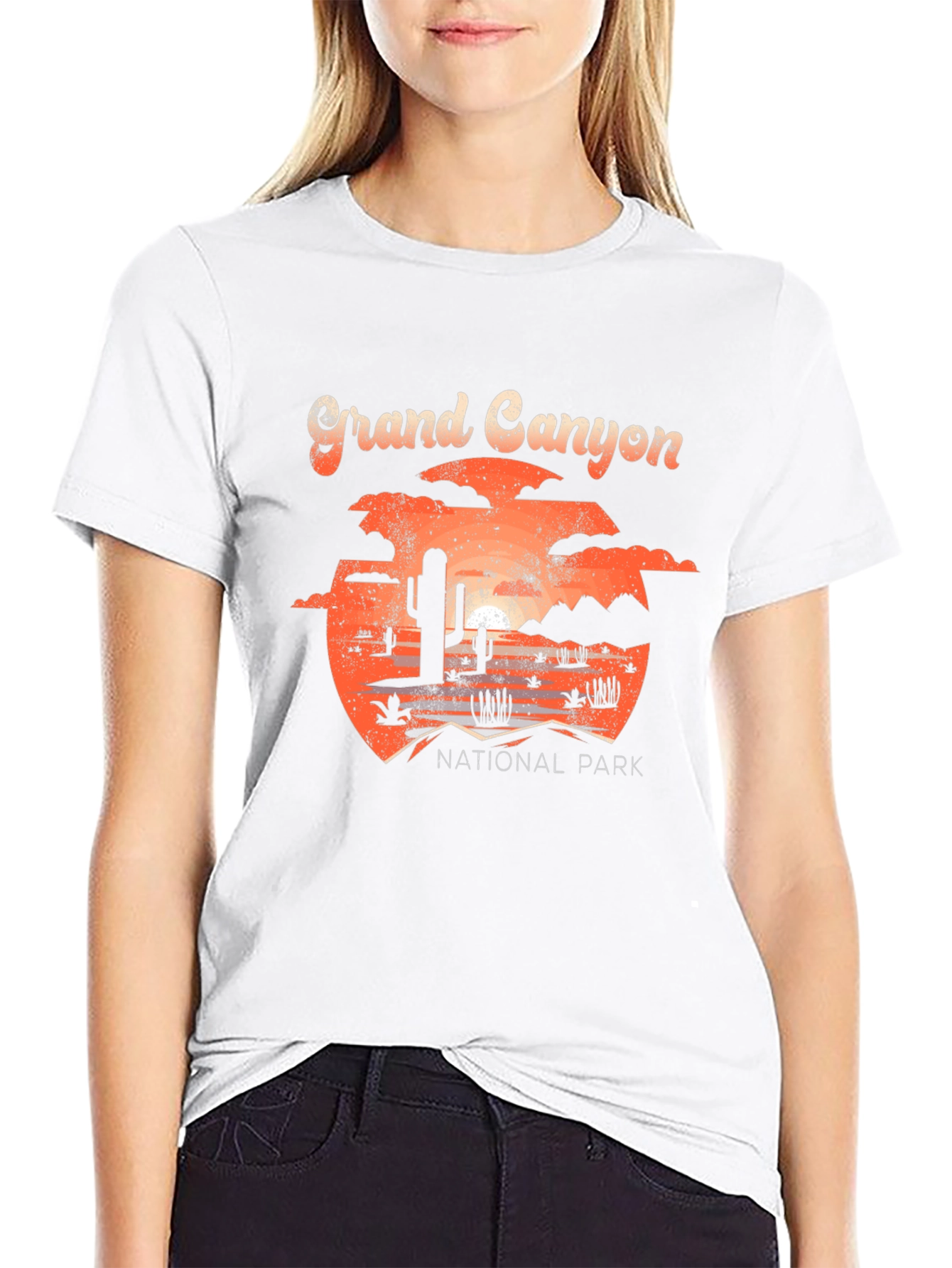 Black Grand Canyon National Park Graphic T-Shirt view 9
