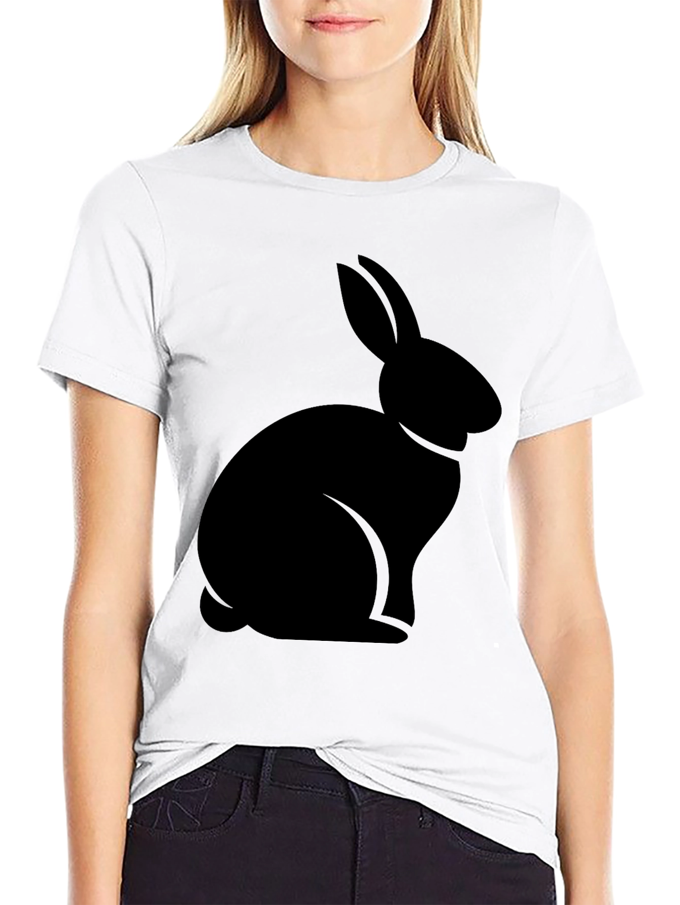 Black Black Rabbit Graphic Tee - Casual Comfort view 9